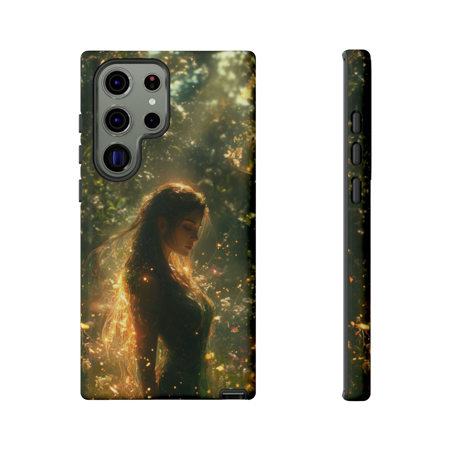 Forest Goddess Golden Light Meadow - Tough Samsung Galaxy Case