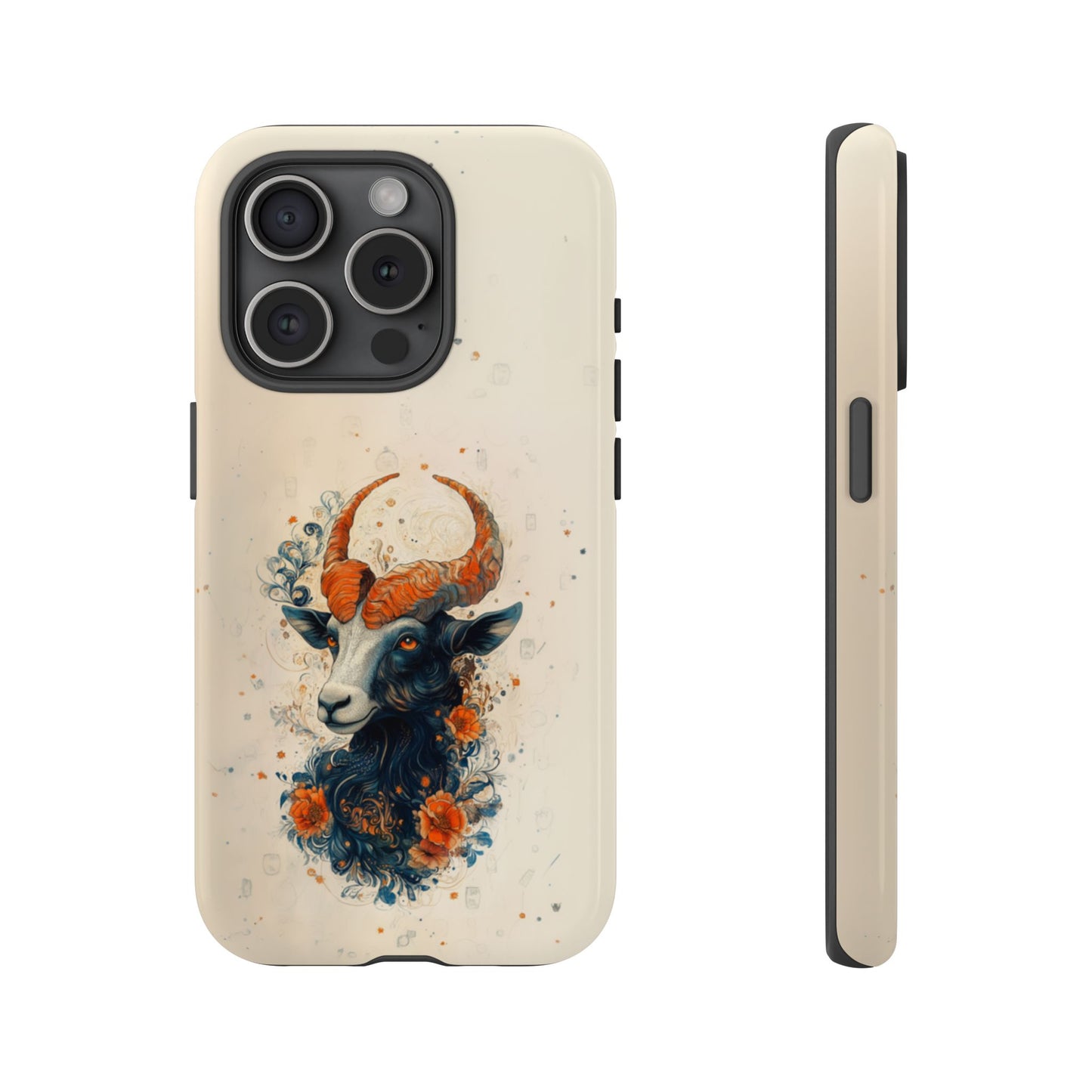 Capricorn Celestial Goat - Tough iPhone Case