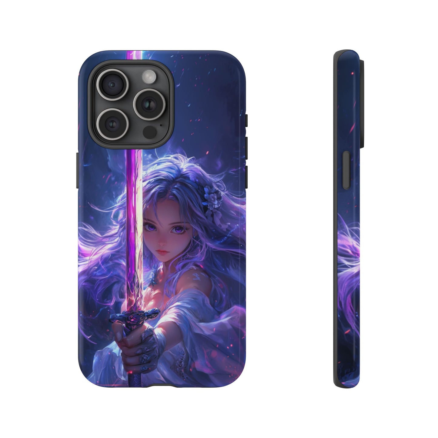 Violet Blade Warrior – Tough iPhone Case