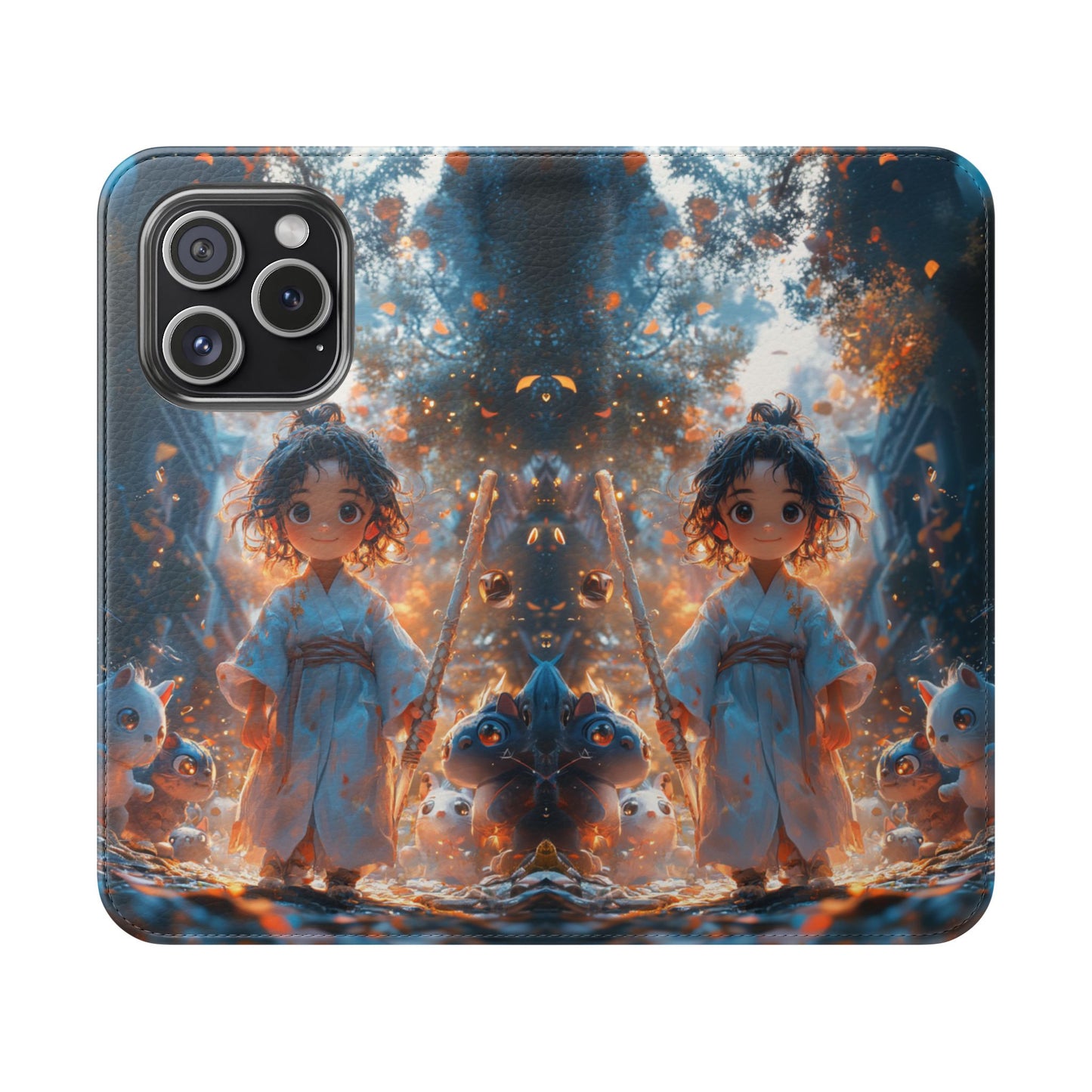 Forest Spirit Child - Wallet Flip Case