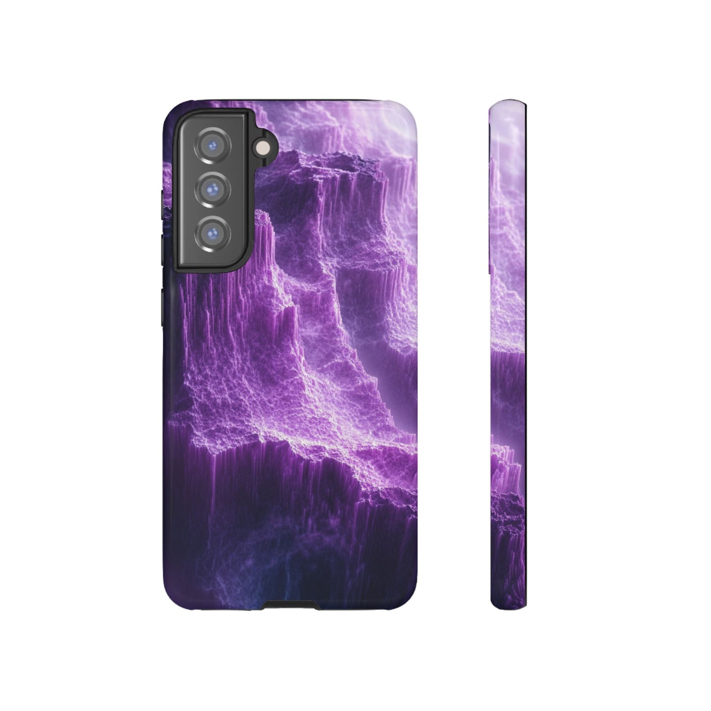 Purple Crystal Canyon - Tough Samsung Galaxy Case