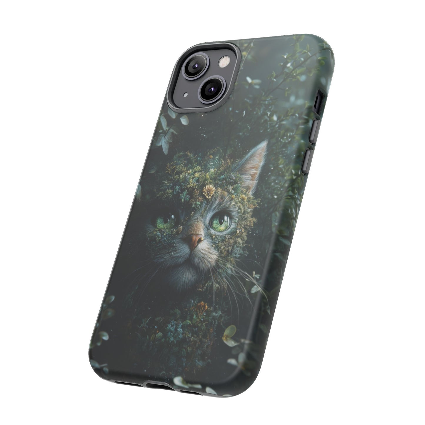 Forest Fantasy Cat Phone Case – iPhone, Google Pixel, Samsung Galaxy