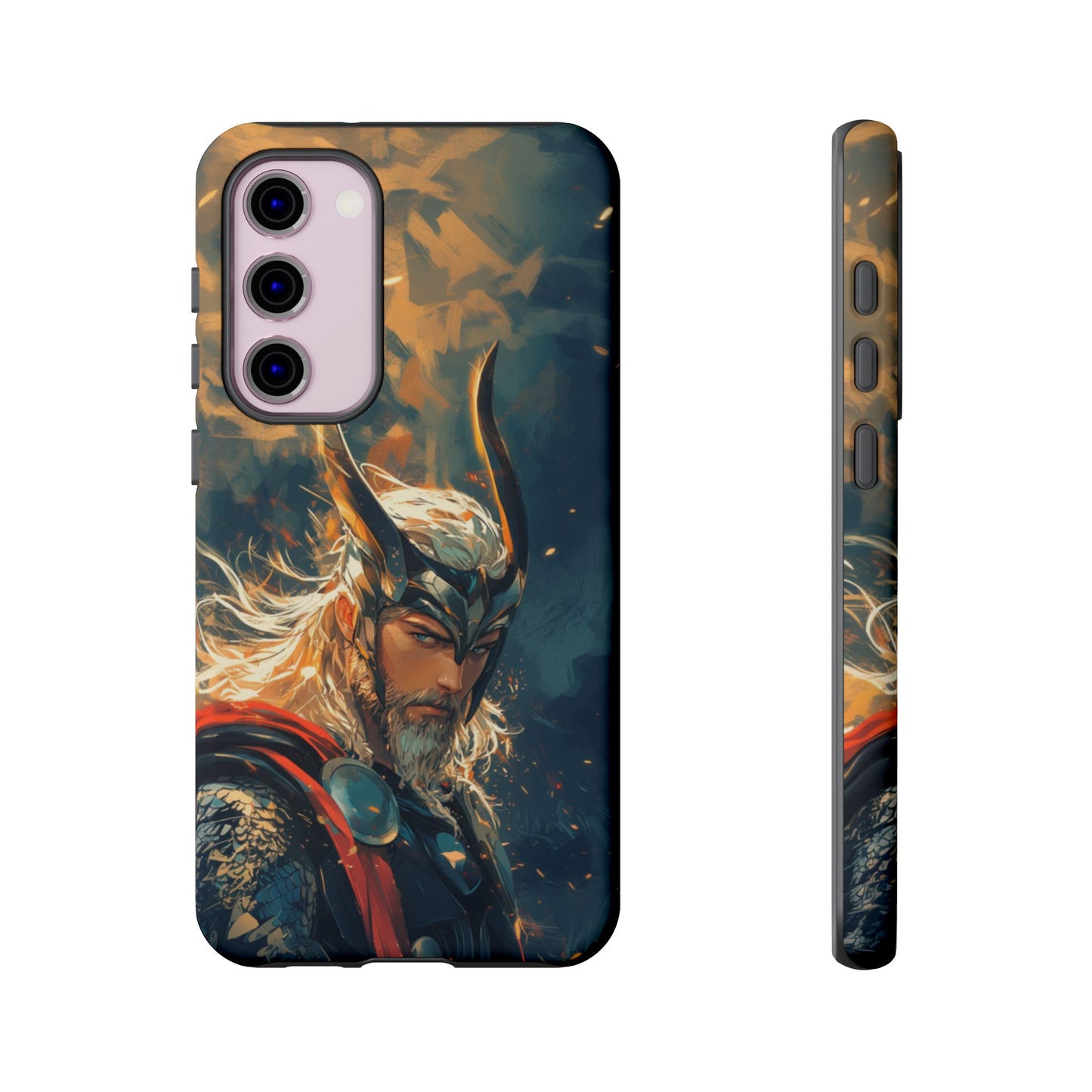 Storm-Bringer: Epic Thor Anime-Style Phone Case - iPhone, Google Pixel, Samsung