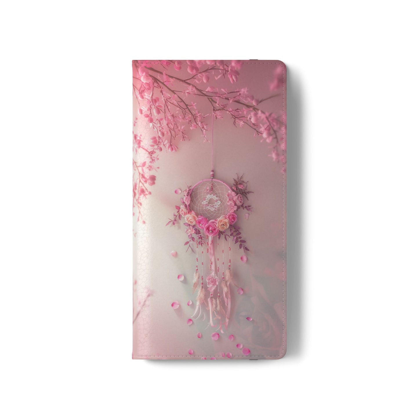 Pink Rose Dreamcatcher - Wallet Flip Case