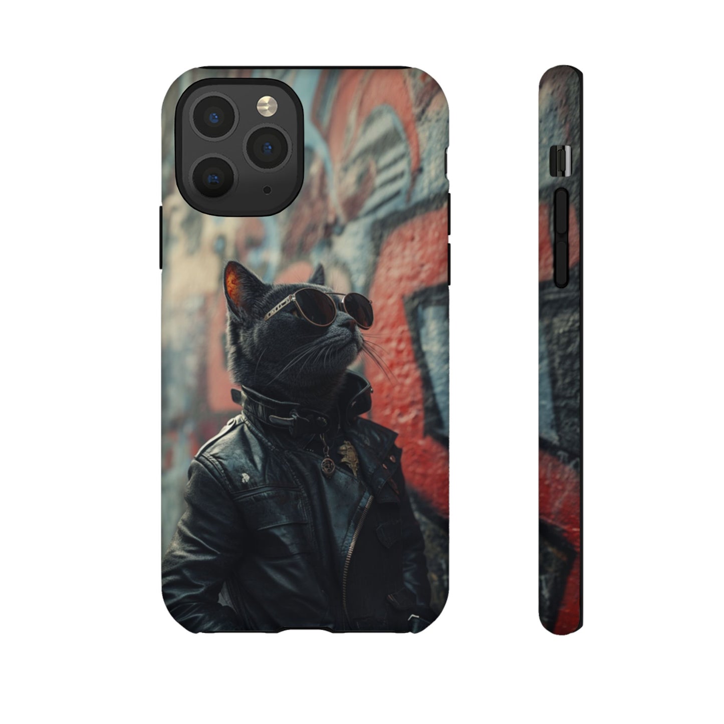 Punk Rock Cat Phone Case – iPhone, Google Pixel, Samsung Galaxy