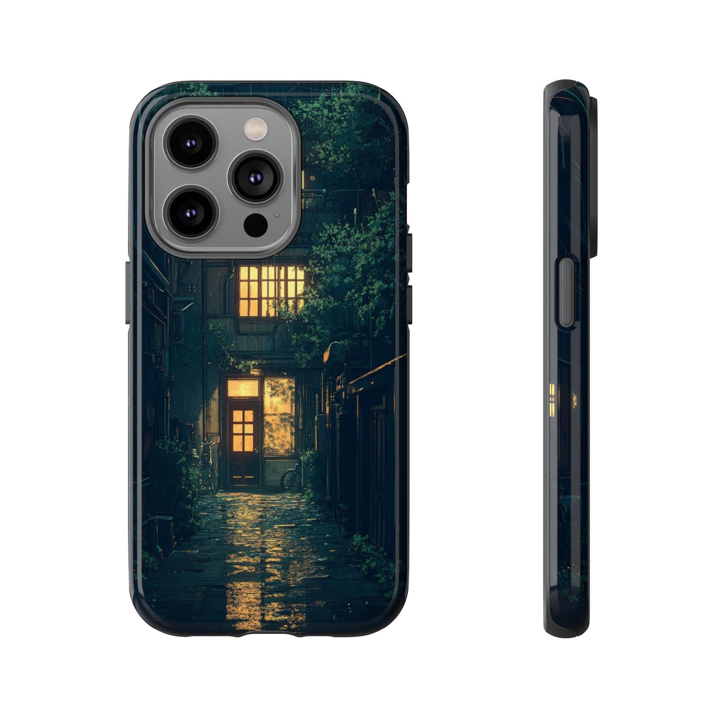 Rainy Alley - Tough iPhone Case