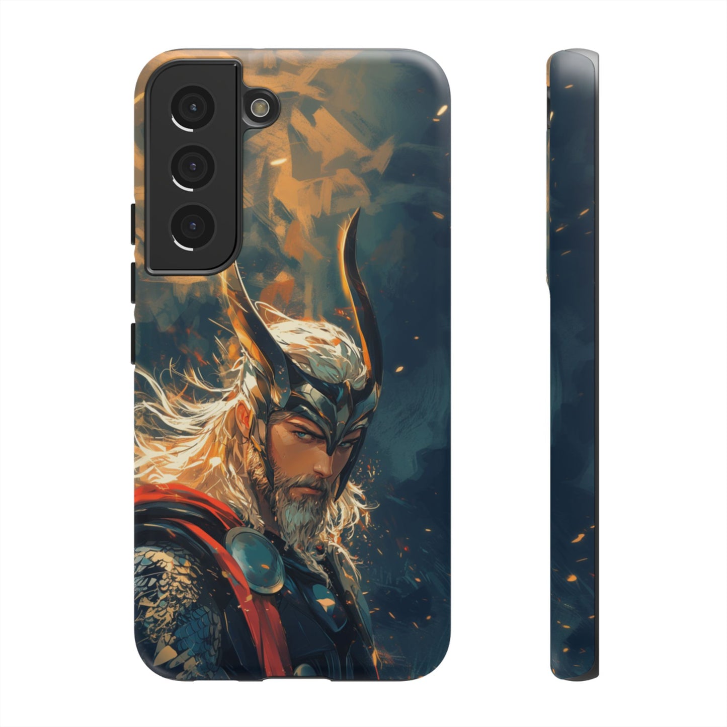 Storm-Bringer: Epic Thor Anime-Style Phone Case - iPhone, Google Pixel, Samsung