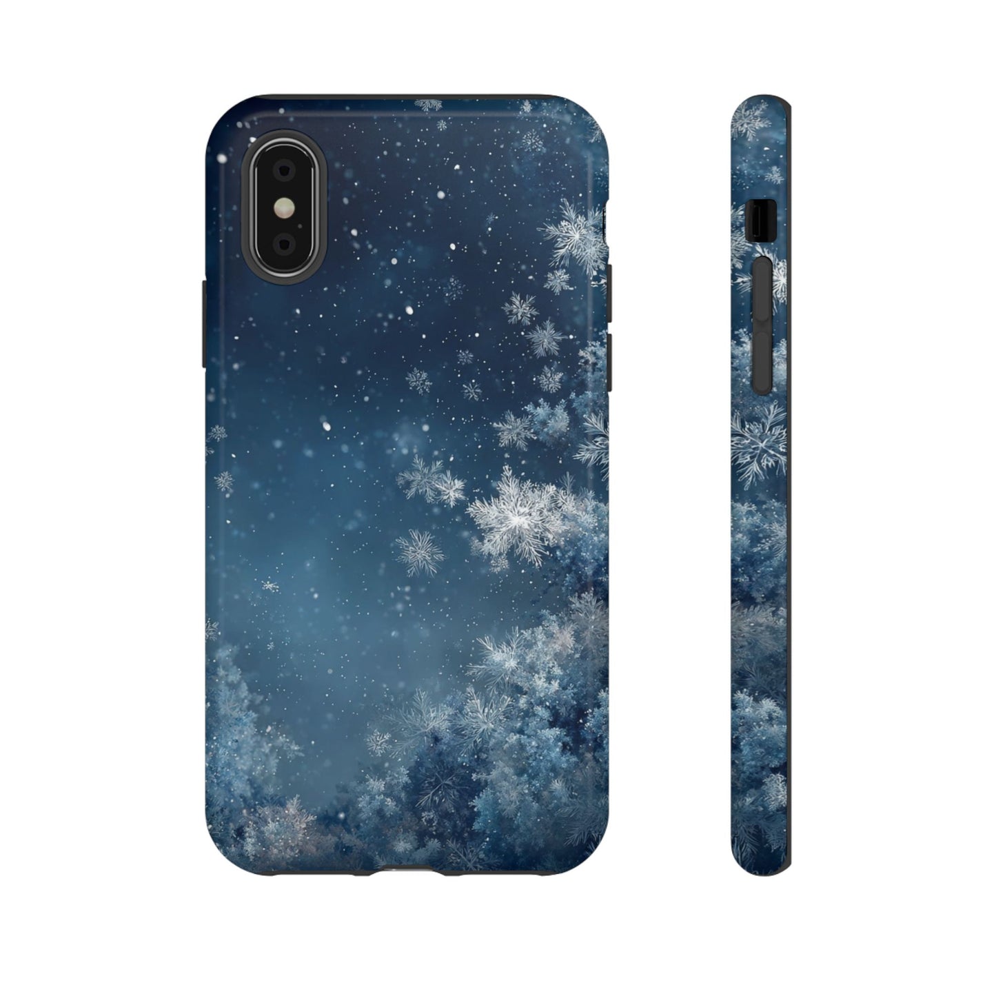 Winter Snowflakes - Tough iPhone Case