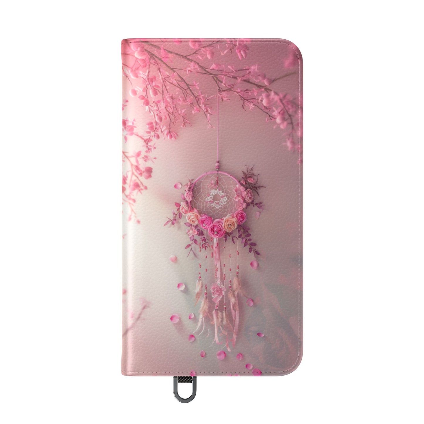 Pink Rose Dreamcatcher - Wallet Flip Case