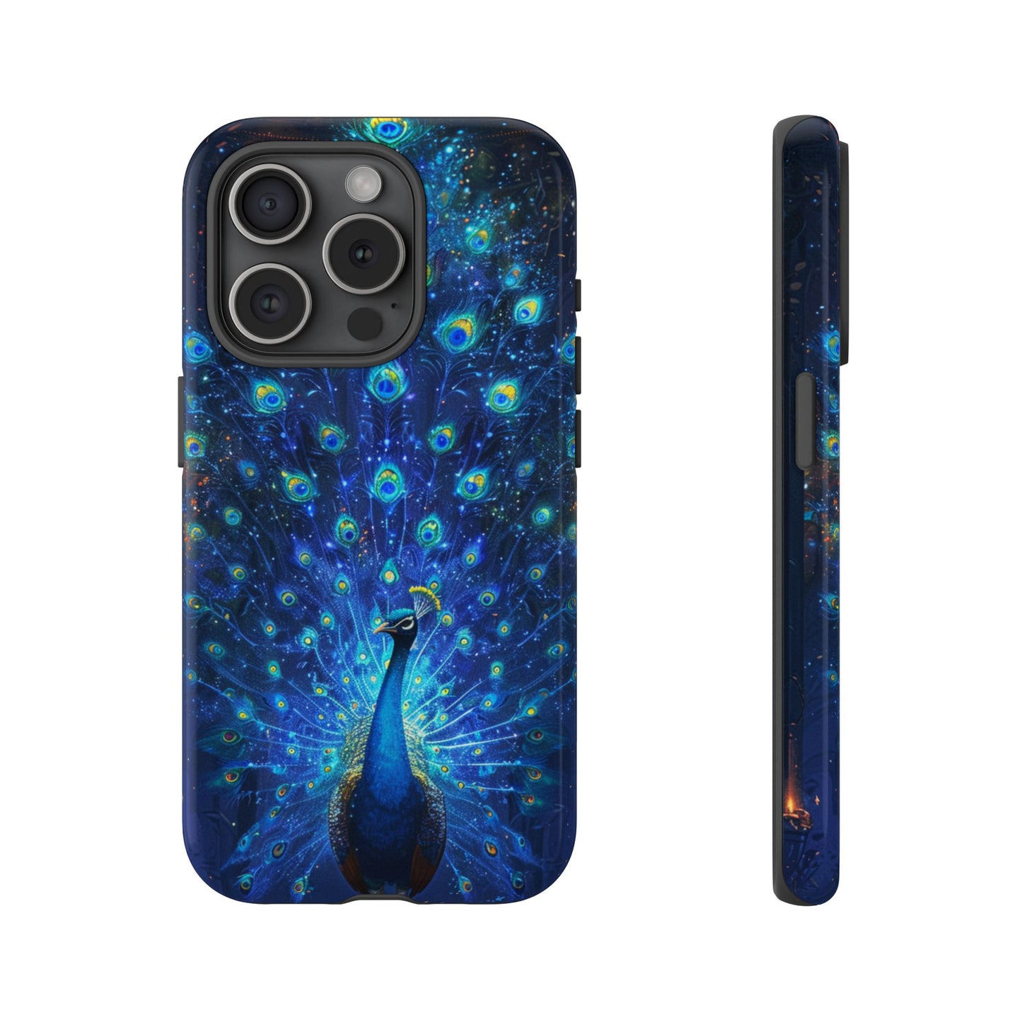 Starlit Peacock Majesty – Tough iPhone Case