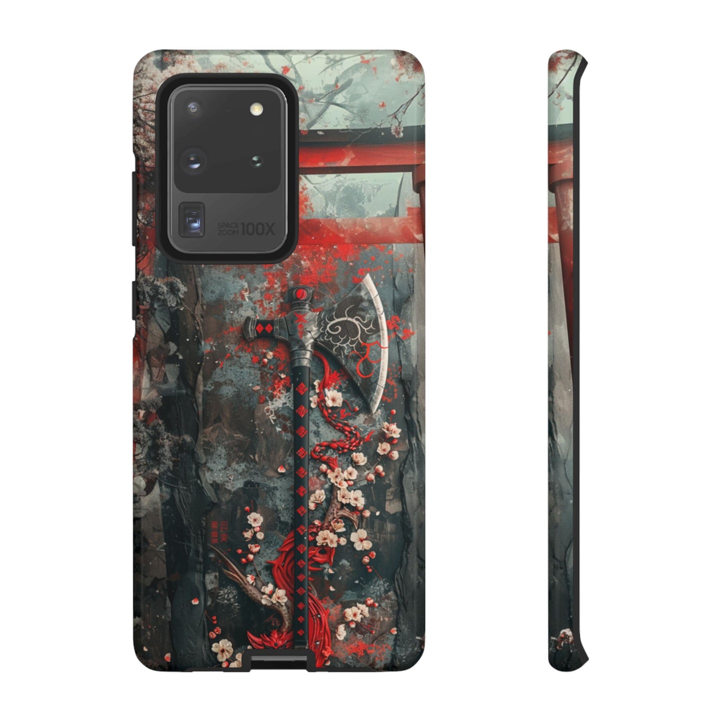 Sakura Warrior Axe - Tough Samsung Galaxy Case