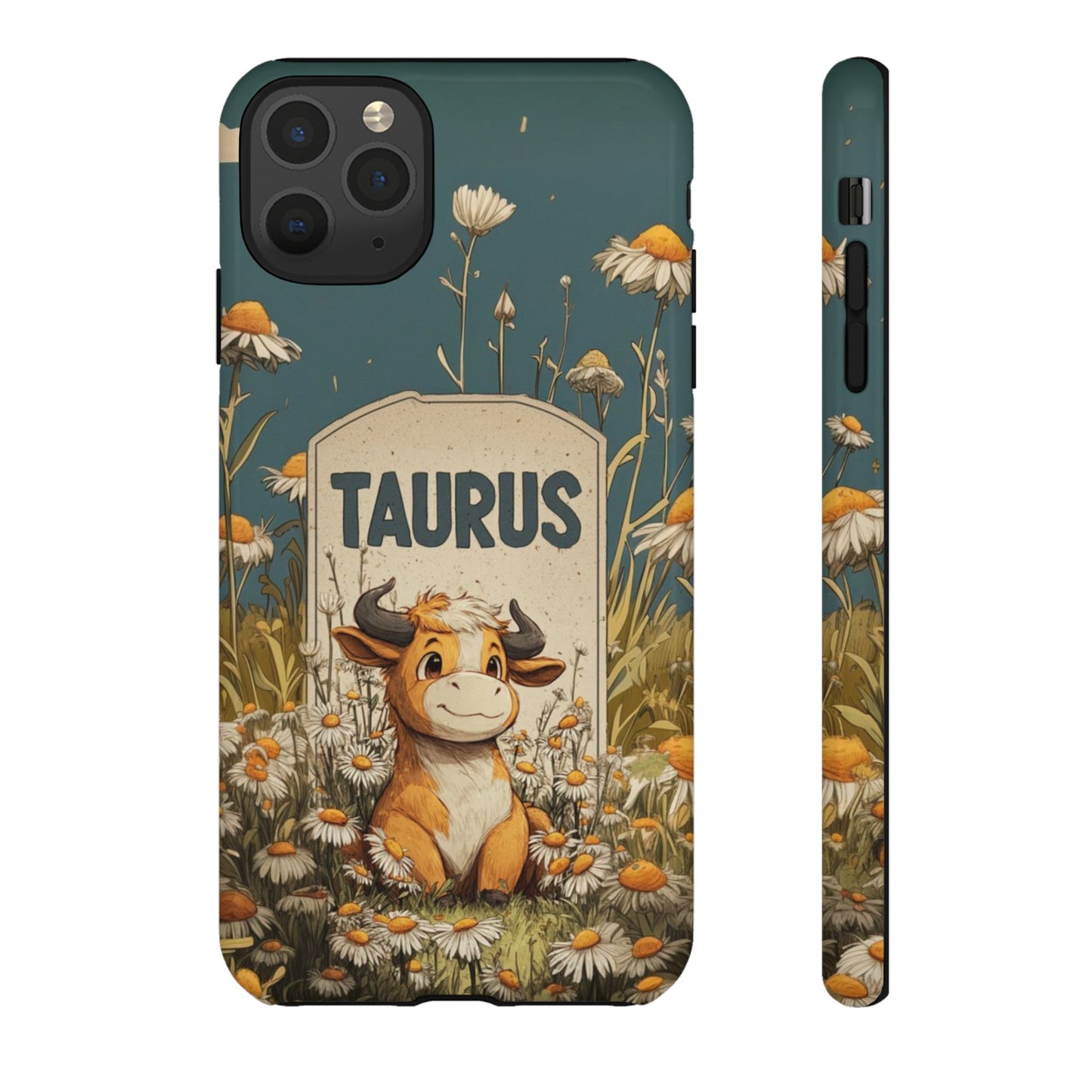 Taurus Cute Calf - Tough iPhone Case