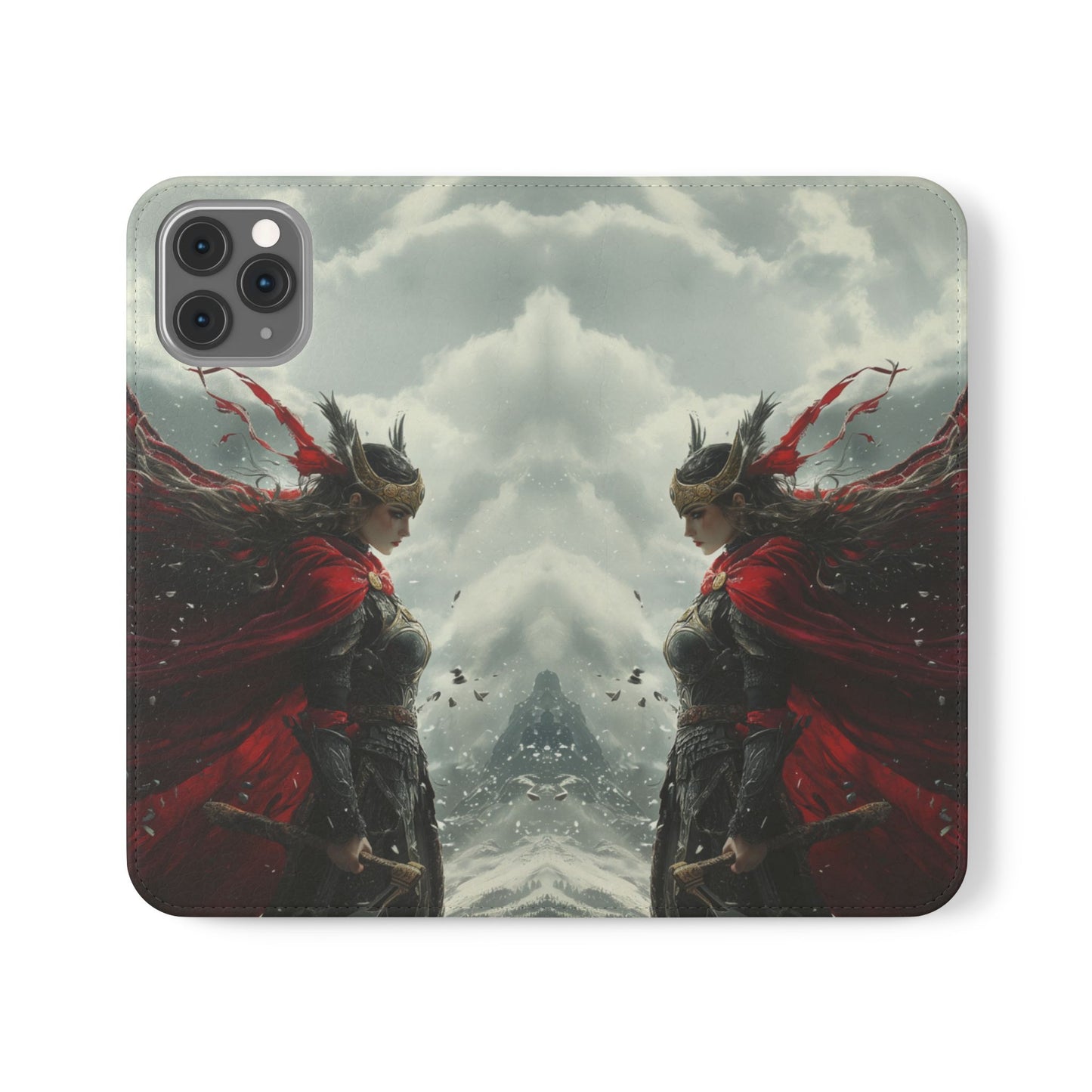 Freya Crimson Valkyrie - Wallet Flip Case
