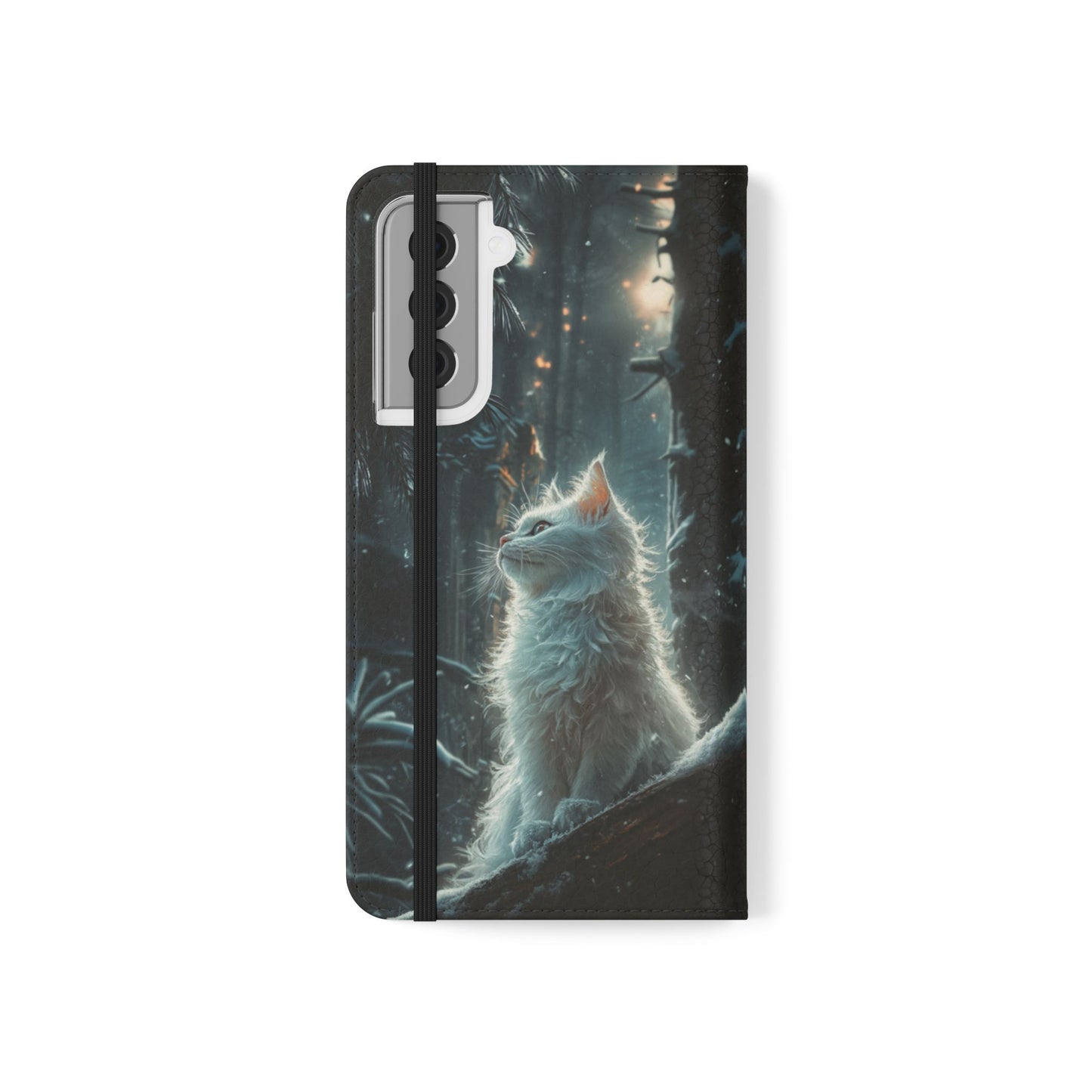 Winter Spirit Cat - Wallet Flip Case