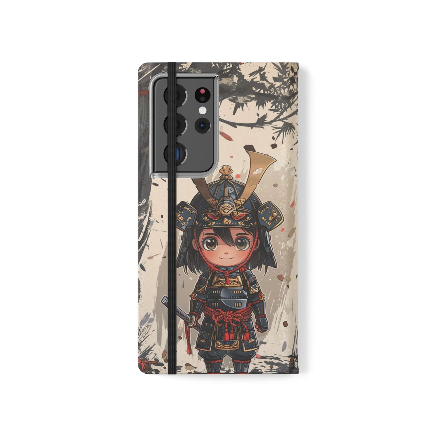 Chibi Samurai - Wallet Flip Case
