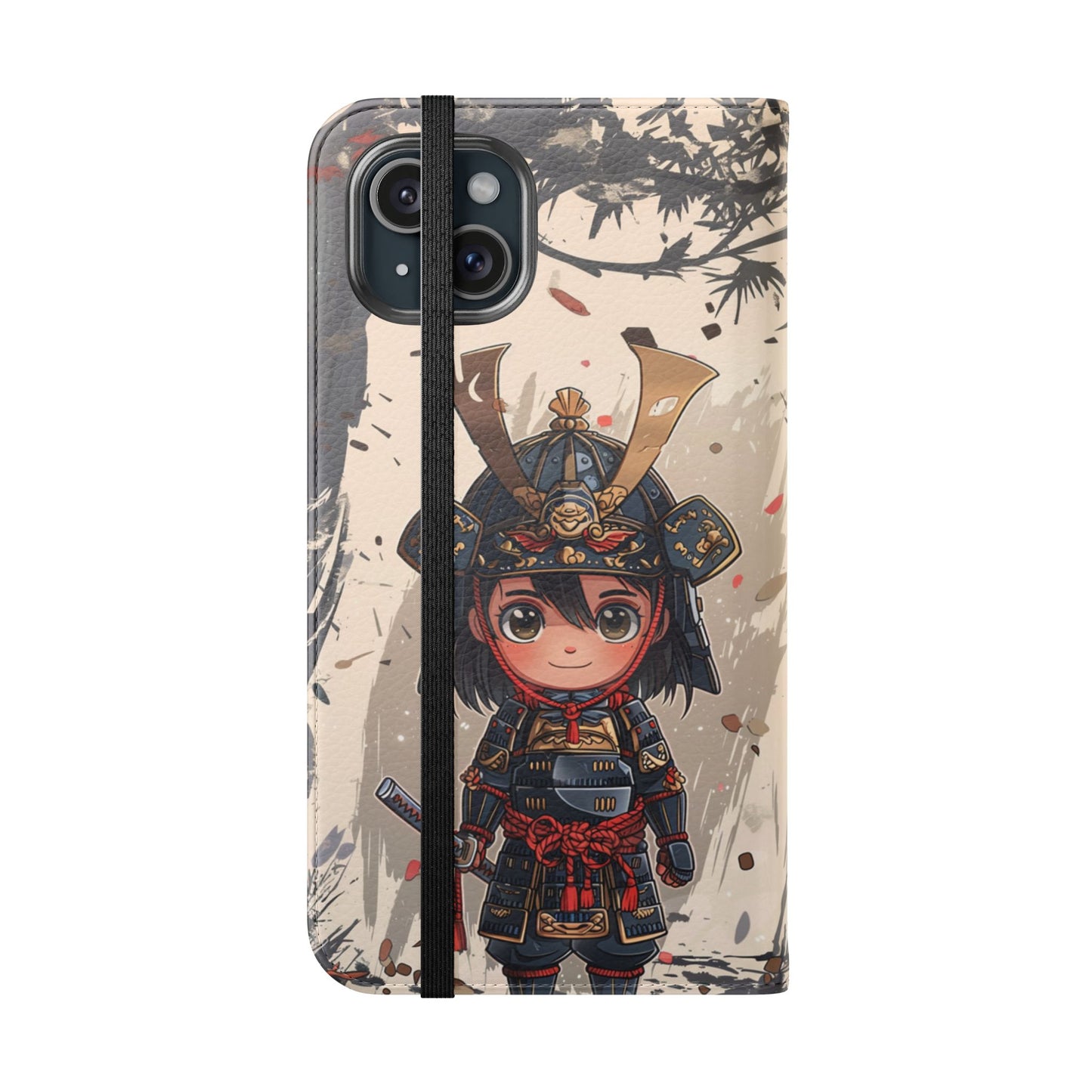 Chibi Samurai - Wallet Flip Case