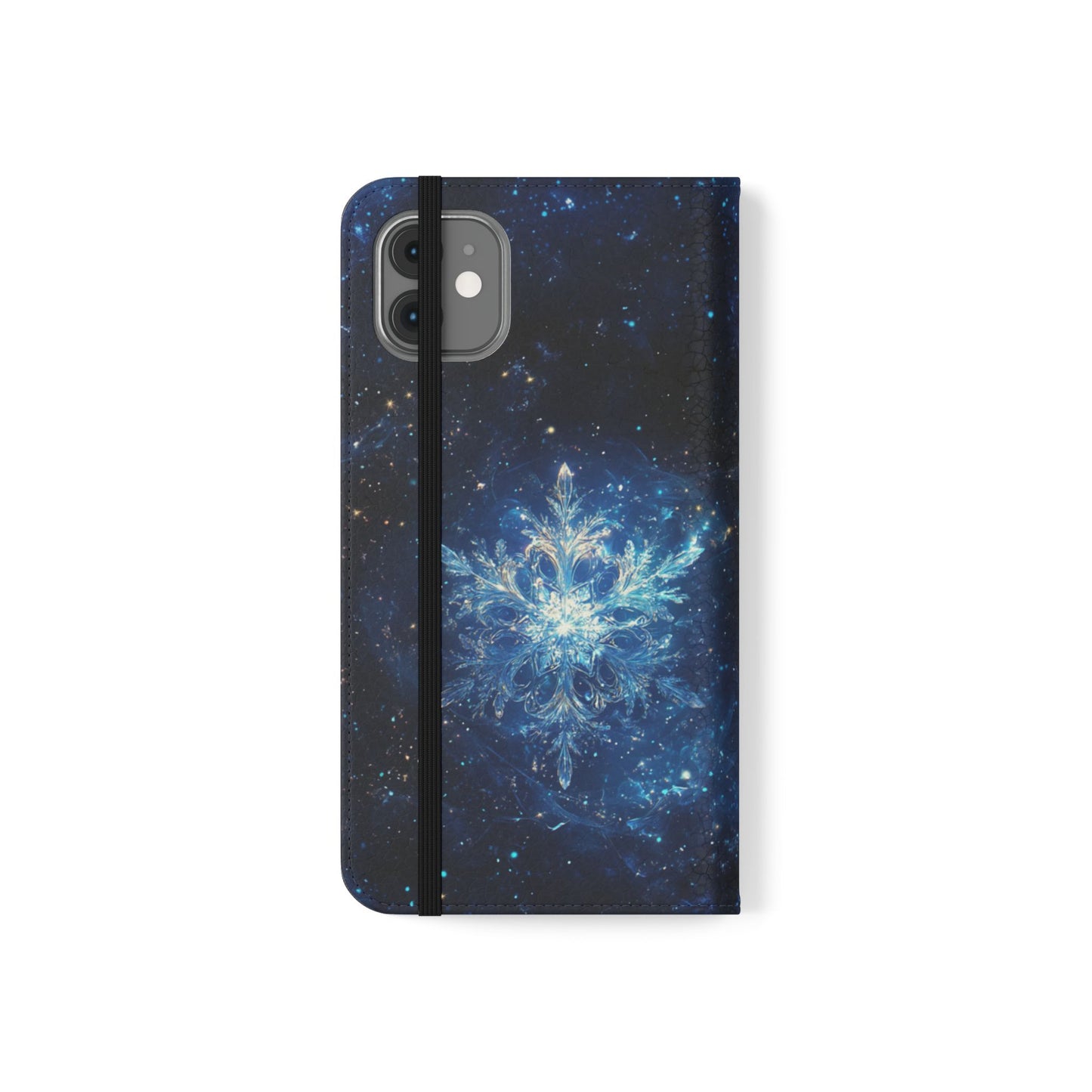 Cosmic Snowflake - Wallet Flip Case