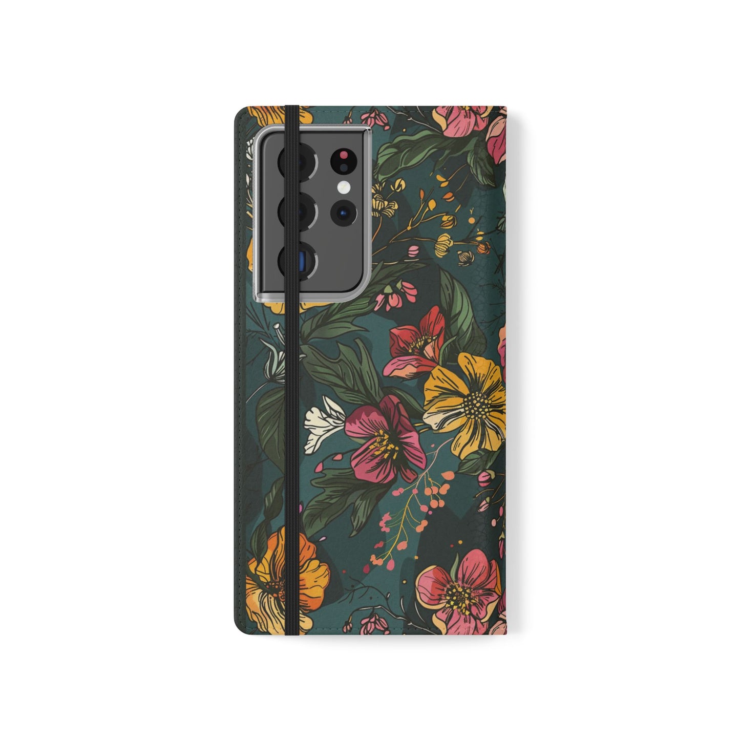 Vintage Floral Bloom - Wallet Flip Case