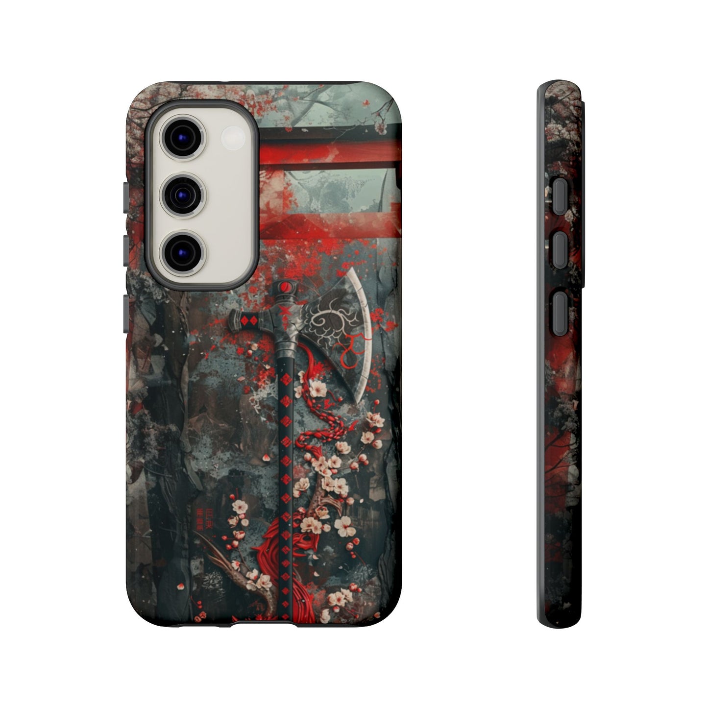Sakura Warrior Axe - Tough Samsung Galaxy Case