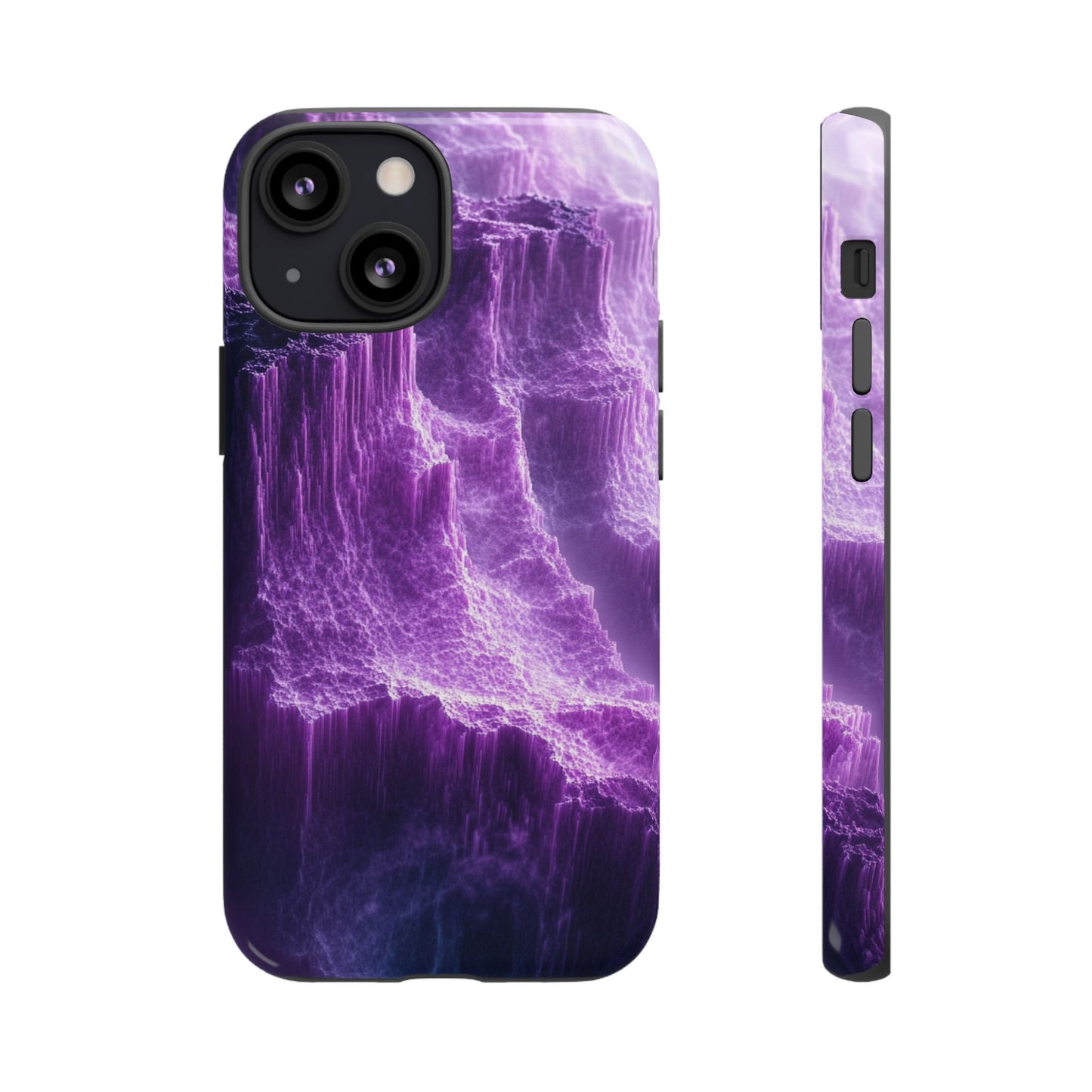 Purple Crystal Canyon - Tough iPhone Case