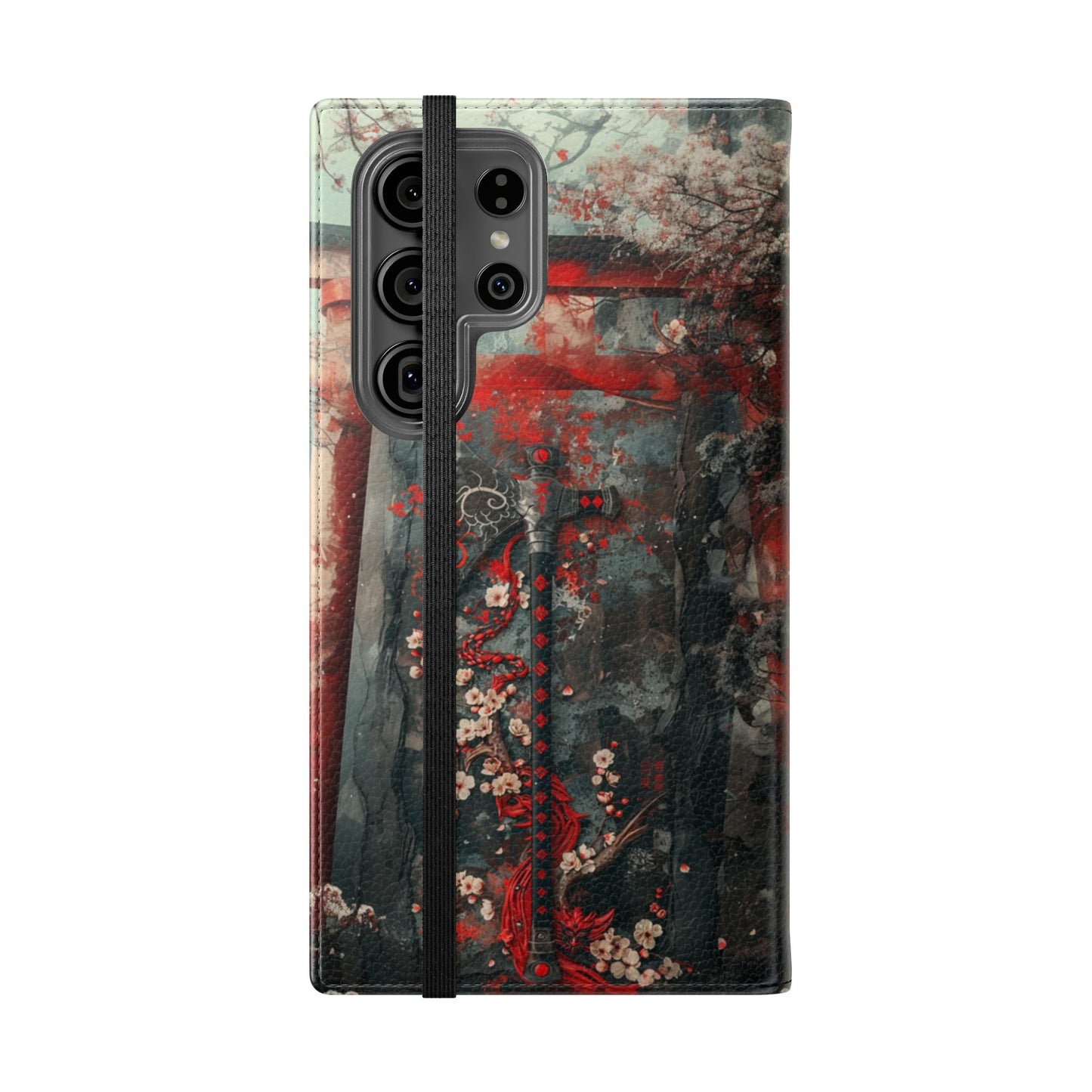 Sakura Warrior Axe - Wallet Flip Case