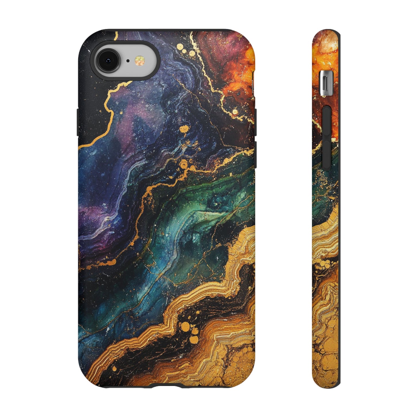 Cosmic Agate Veins – Tough iPhone Case
