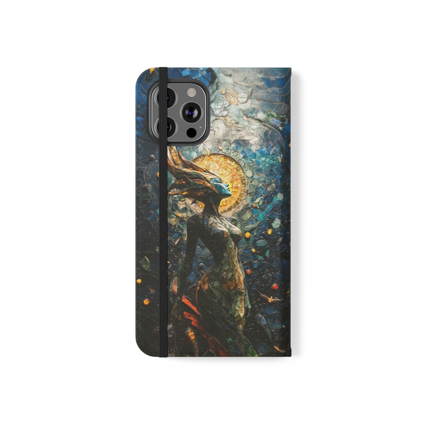 Stained Glass Goddess - Wallet Flip Case