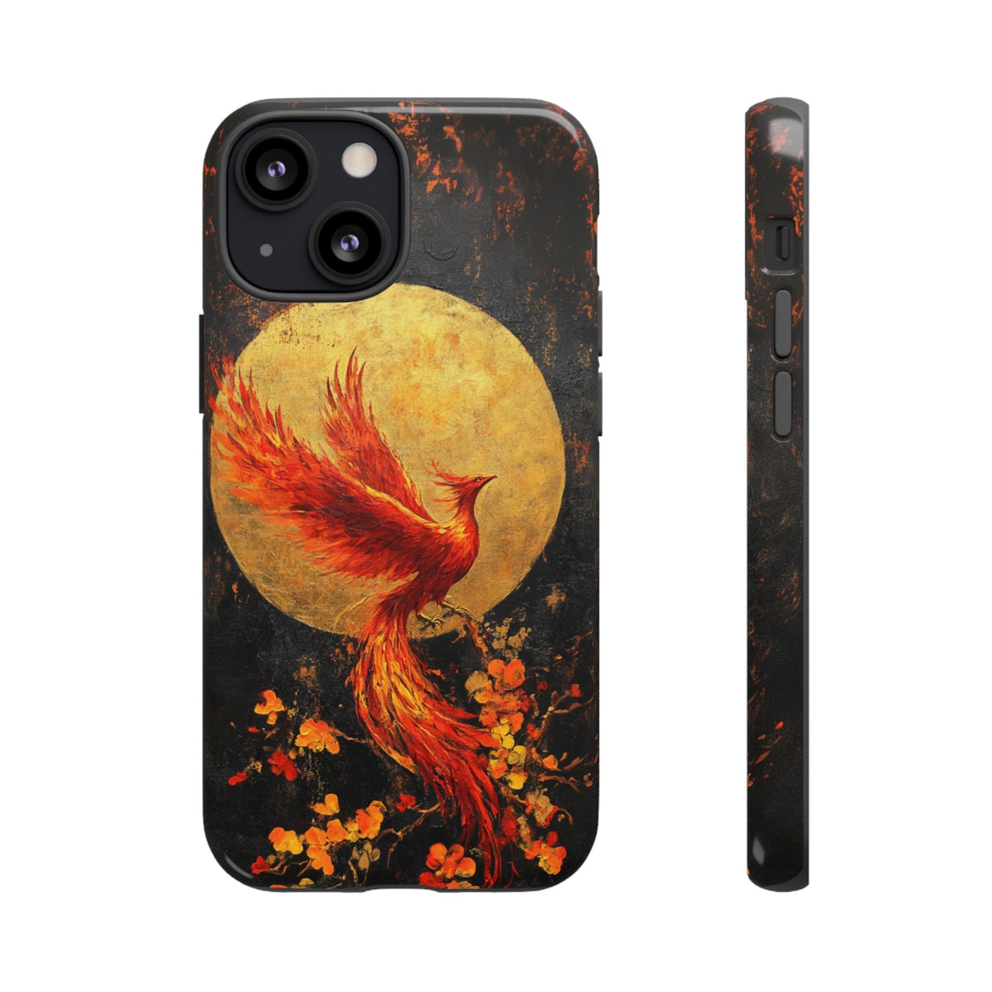 Golden Phoenix Rise – Tough iPhone Case
