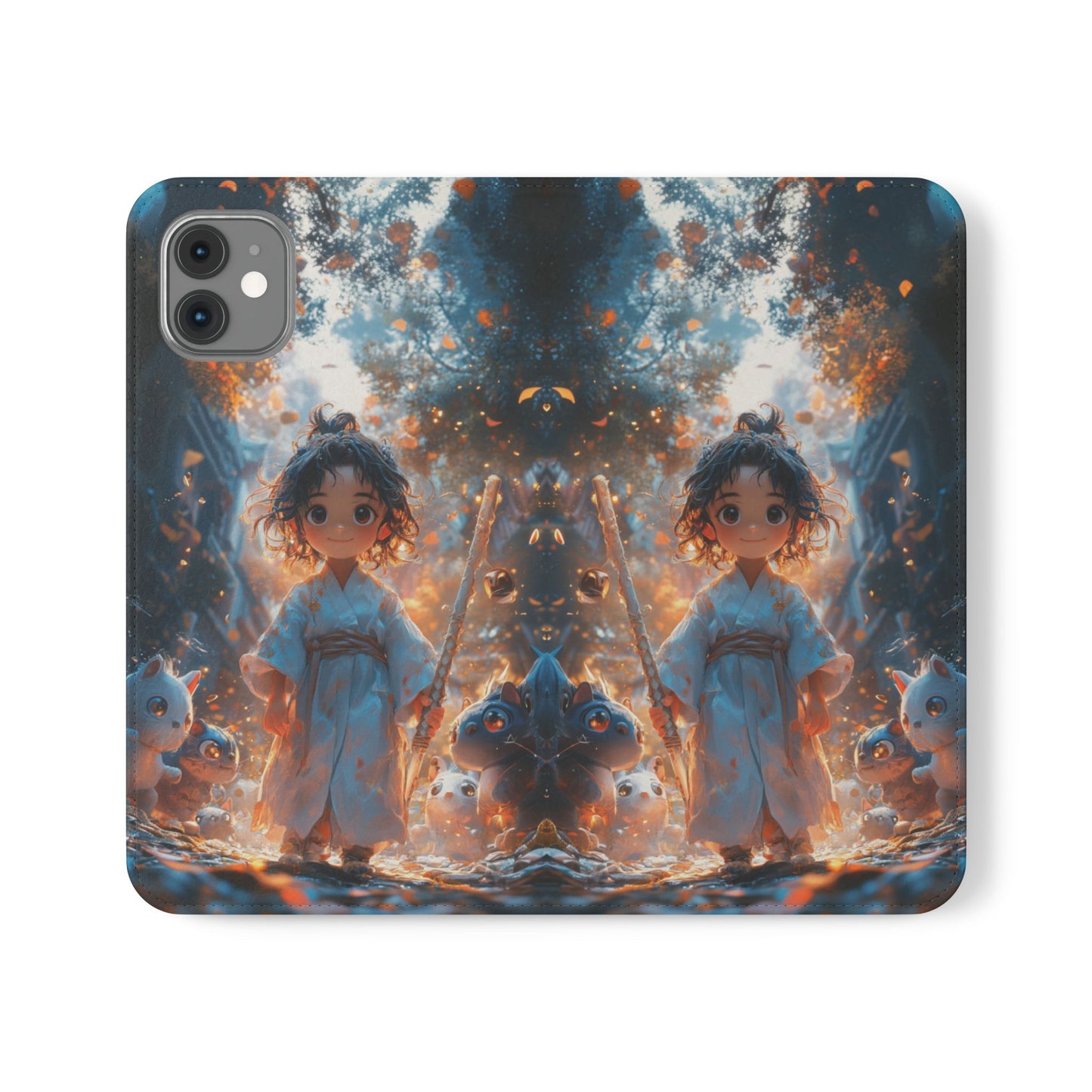 Forest Spirit Child - Wallet Flip Case