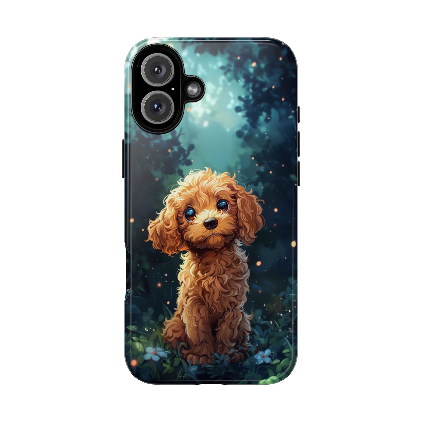 Forest Poodle - Tough iPhone Case