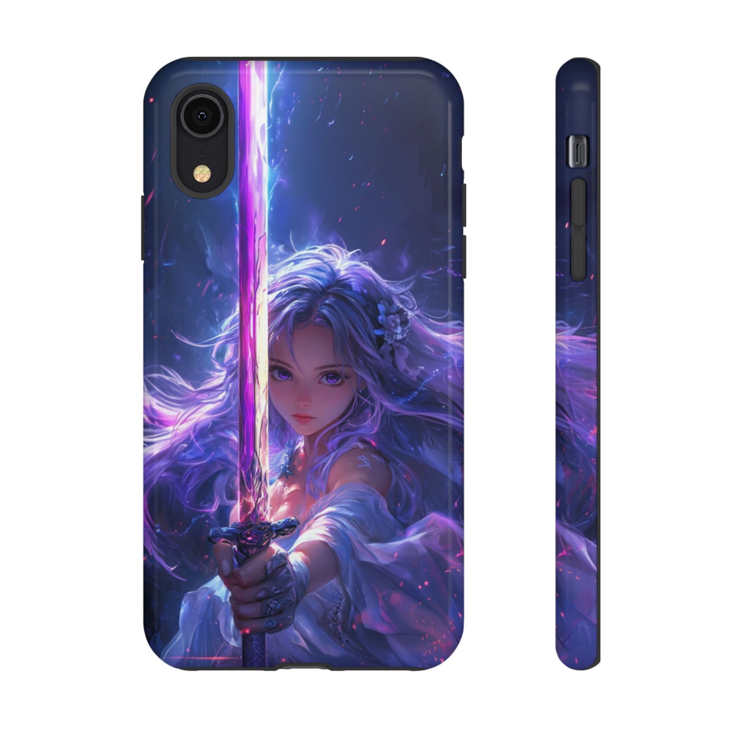 Violet Blade Warrior – Tough iPhone Case