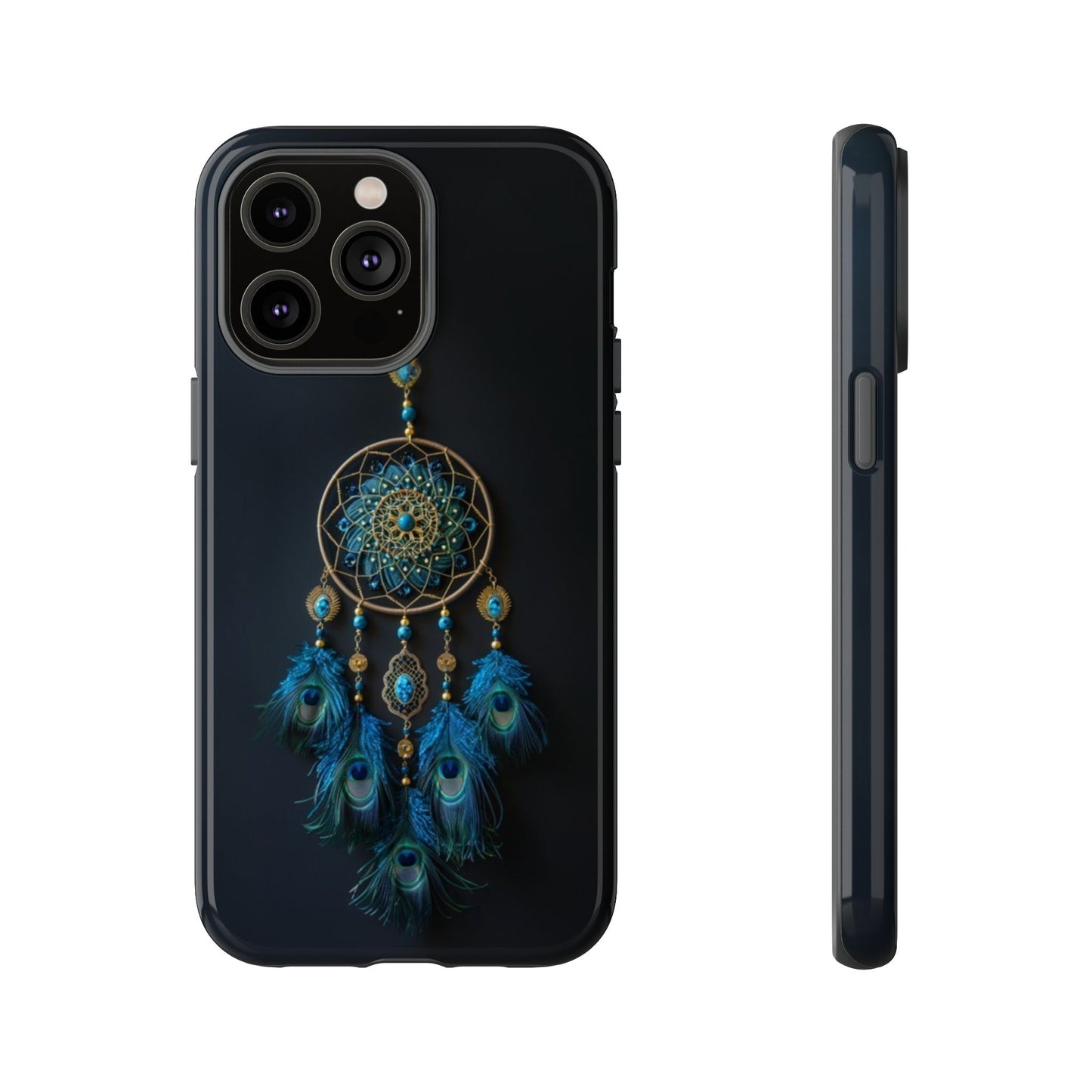 Peacock Feather Dreamcatcher - Tough iPhone Case