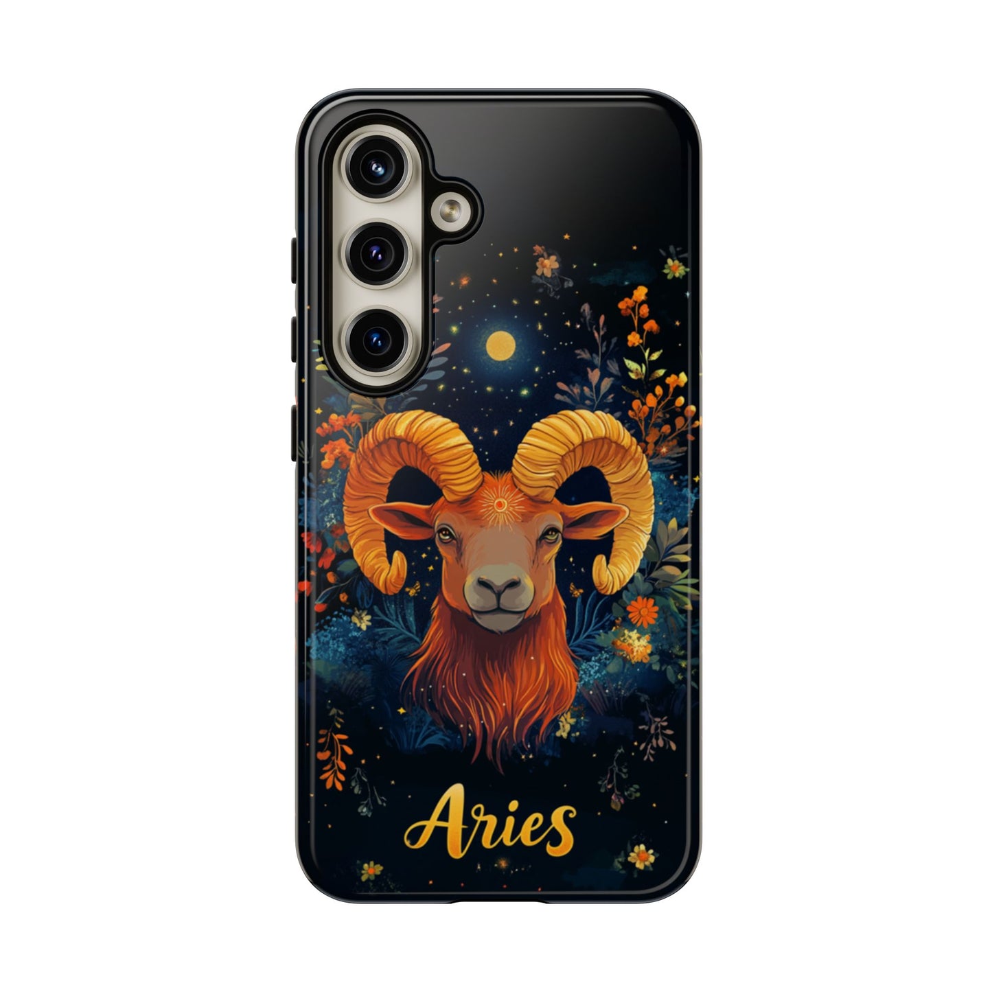 Aries Celestial Bloom Phone Case – iPhone, Google Pixel, Samsung Galaxy