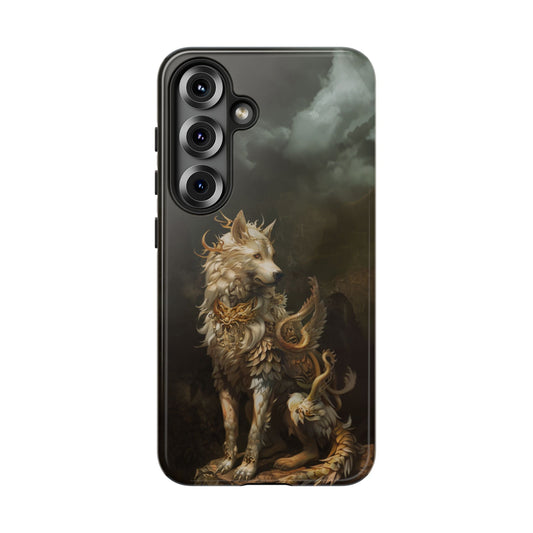 Antlered Wolf Guardian - Tough Samsung Galaxy Case