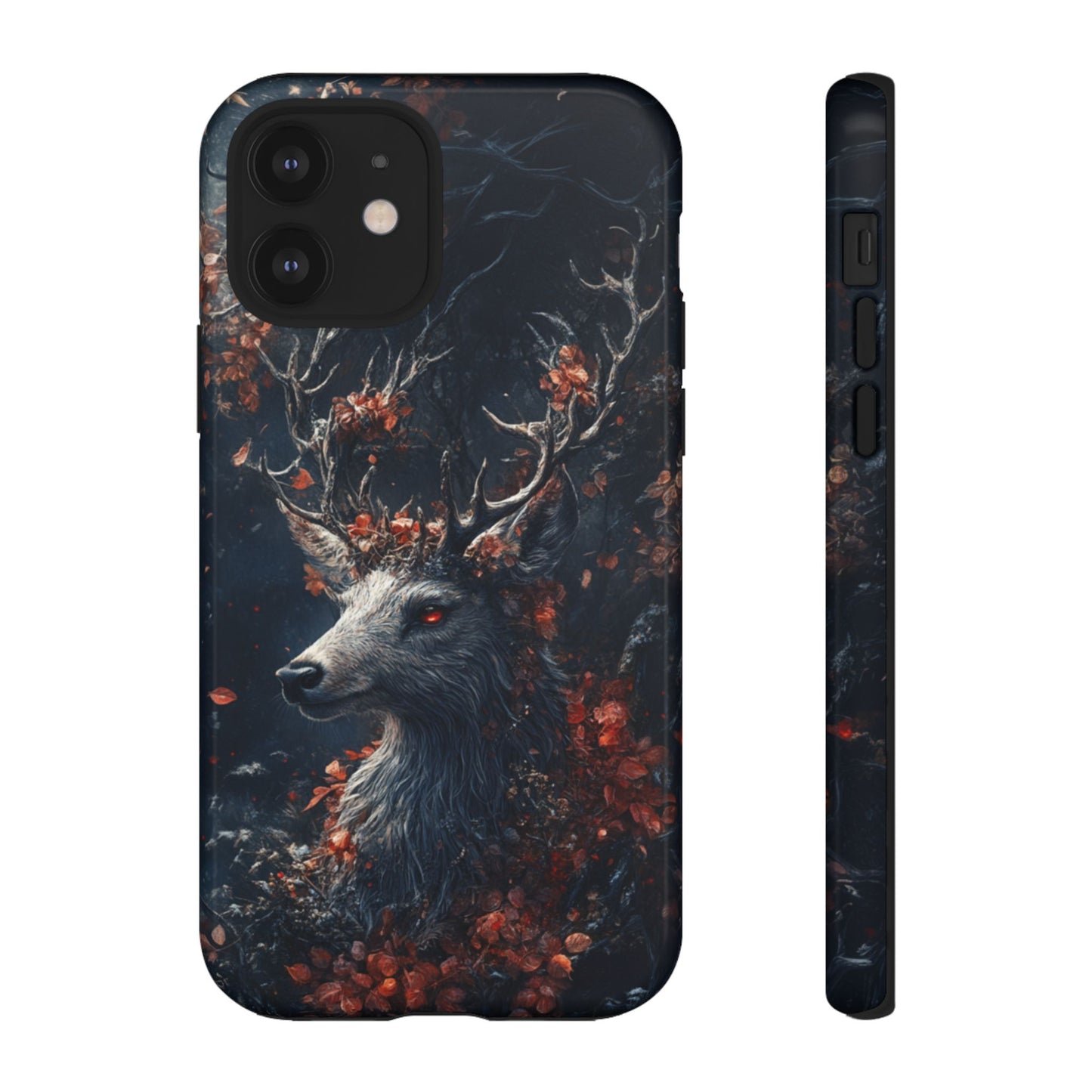 Crimson Stag Blossom – Tough iPhone Case