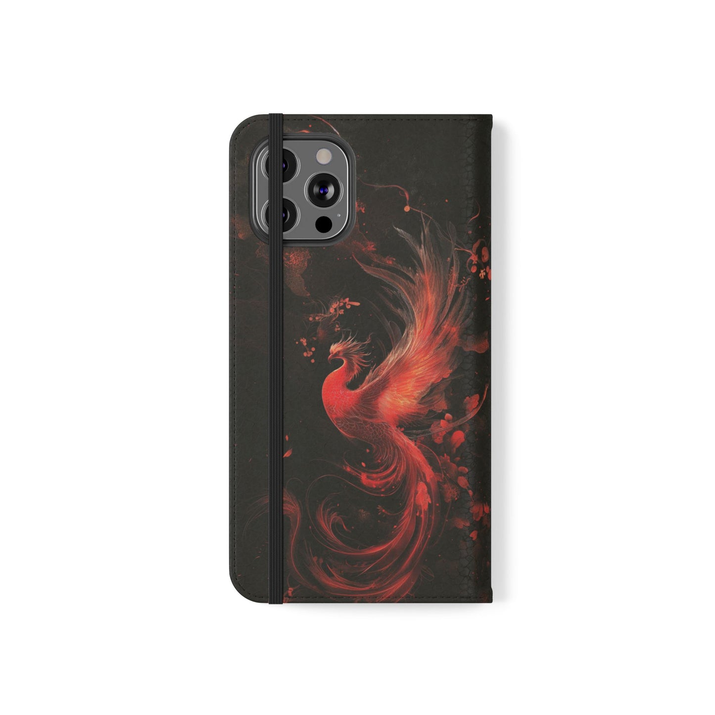 Crimson Phoenix - Wallet Flip Case