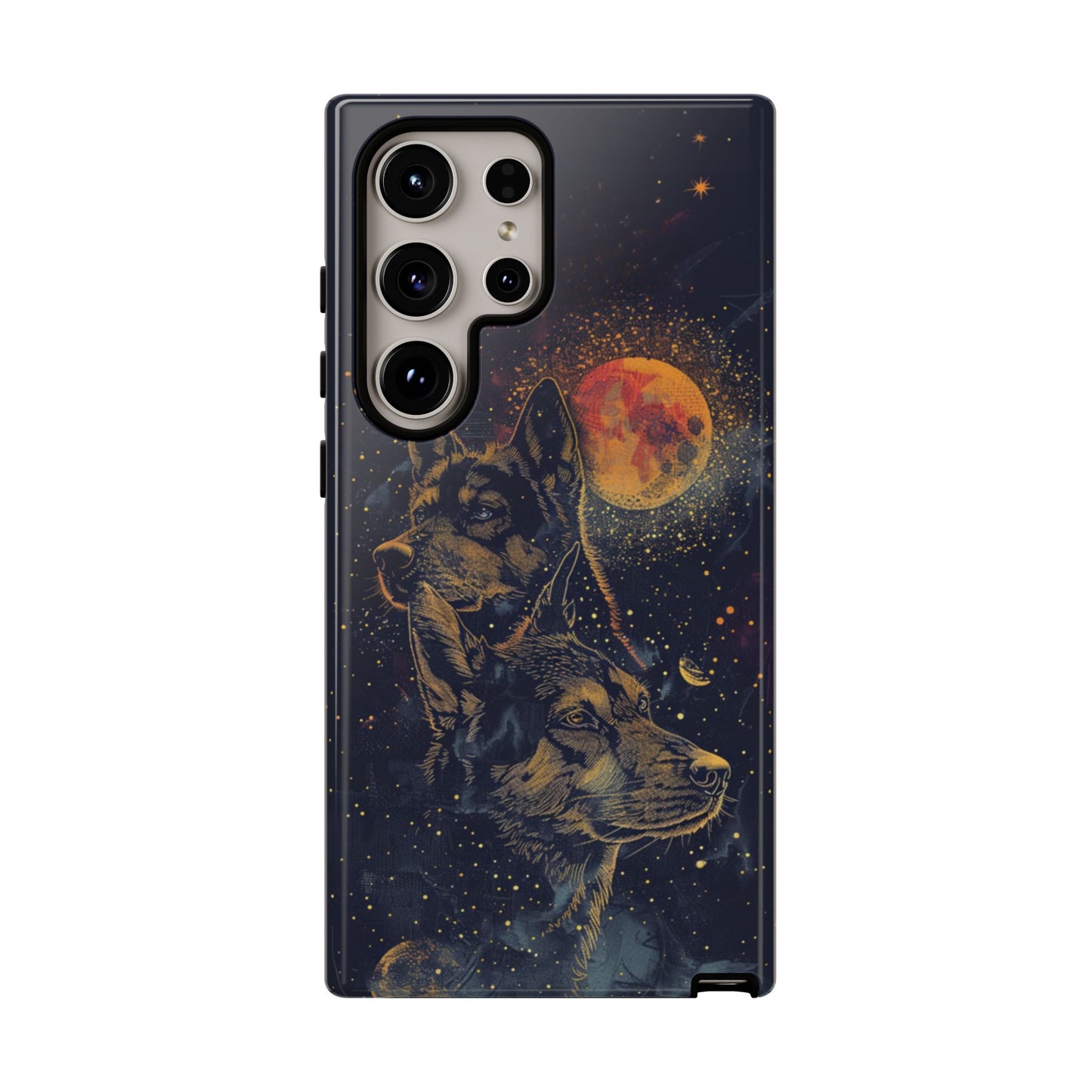 German Shepherd Celestial Phone Case – iPhone, Google Pixel, Samsung Galaxy