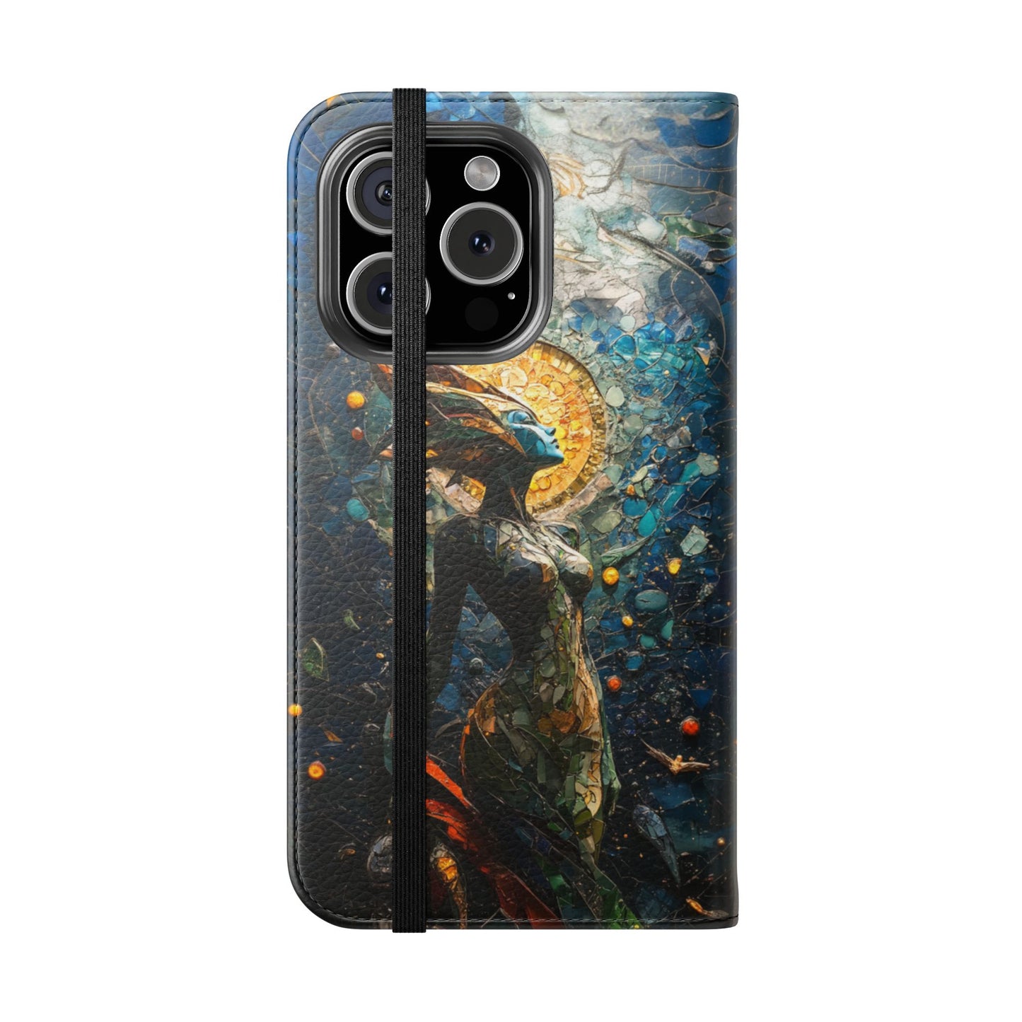 Stained Glass Goddess - Wallet Flip Case