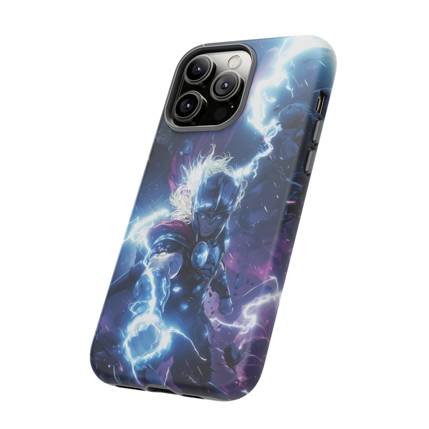 Lightning Fury: Thor Anime Action Phone Case - iPhone, Google Pixel, Samsung