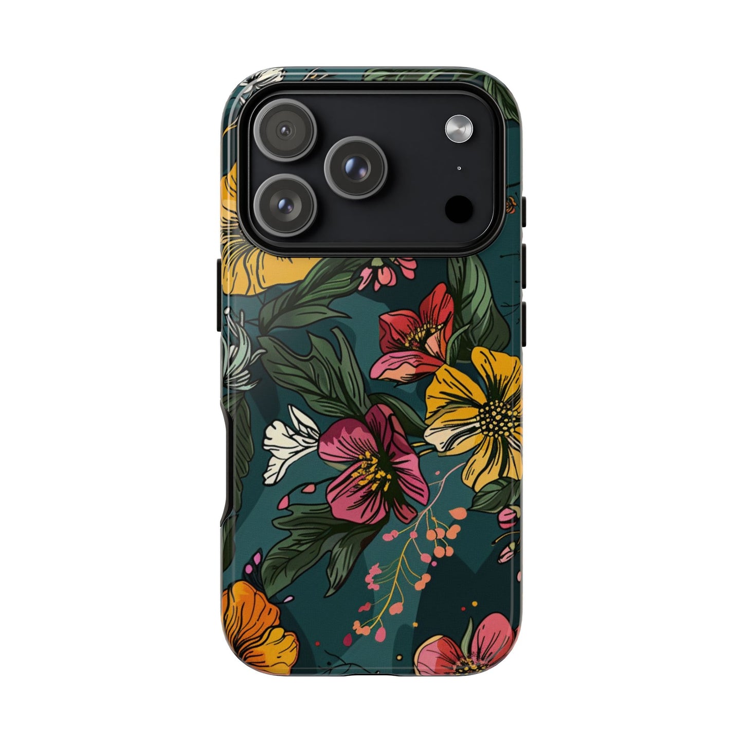 Vintage Floral Bloom – Tough iPhone Case