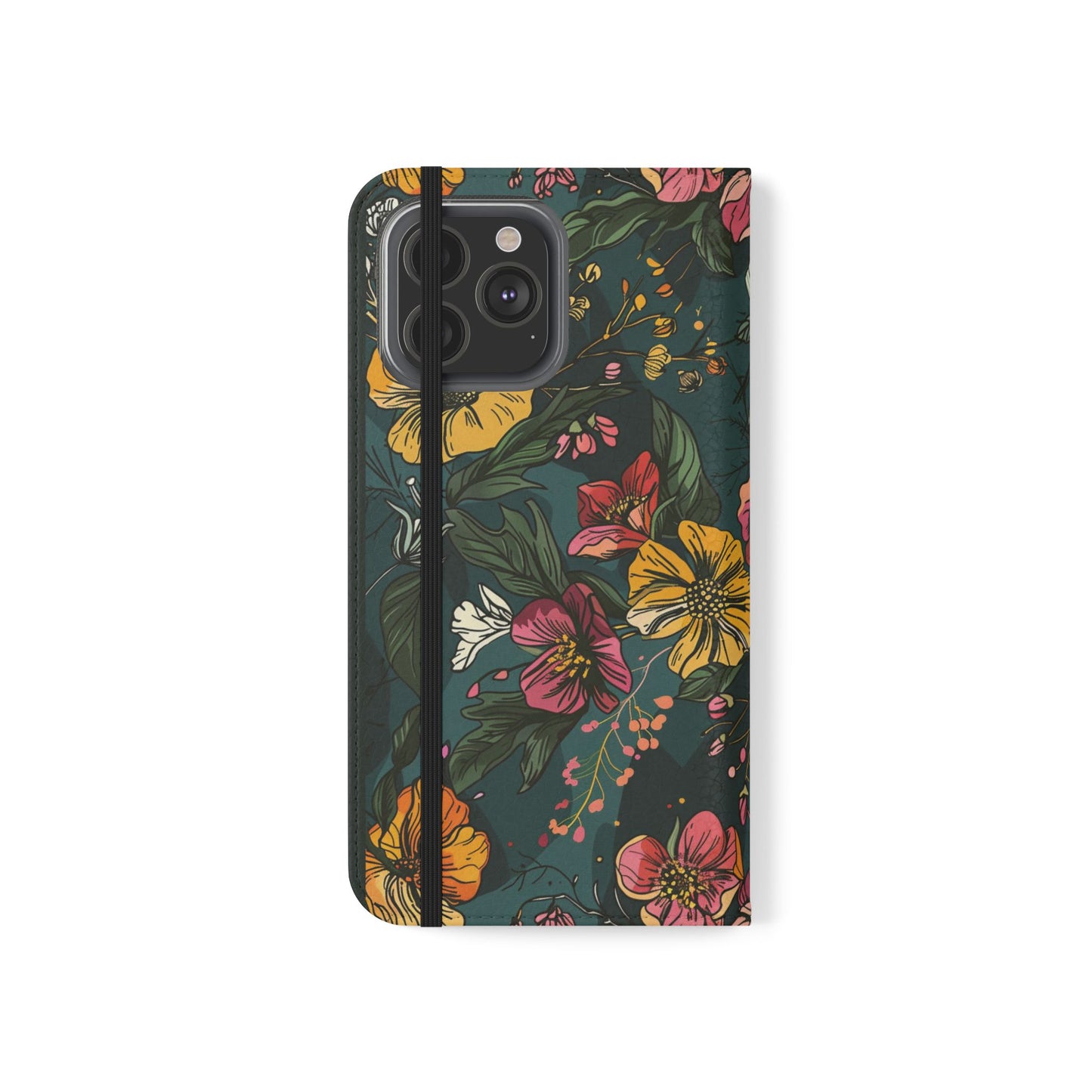 Vintage Floral Bloom - Wallet Flip Case