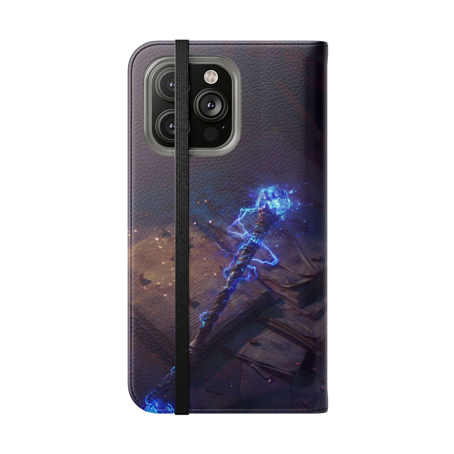 Lightning Staff - Wallet Flip Case