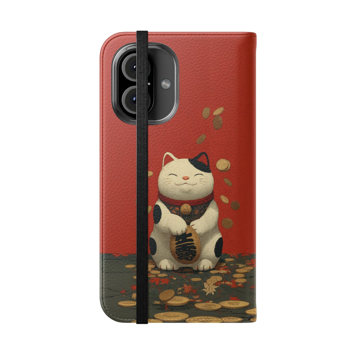 Lucky Cat - Wallet Flip Case
