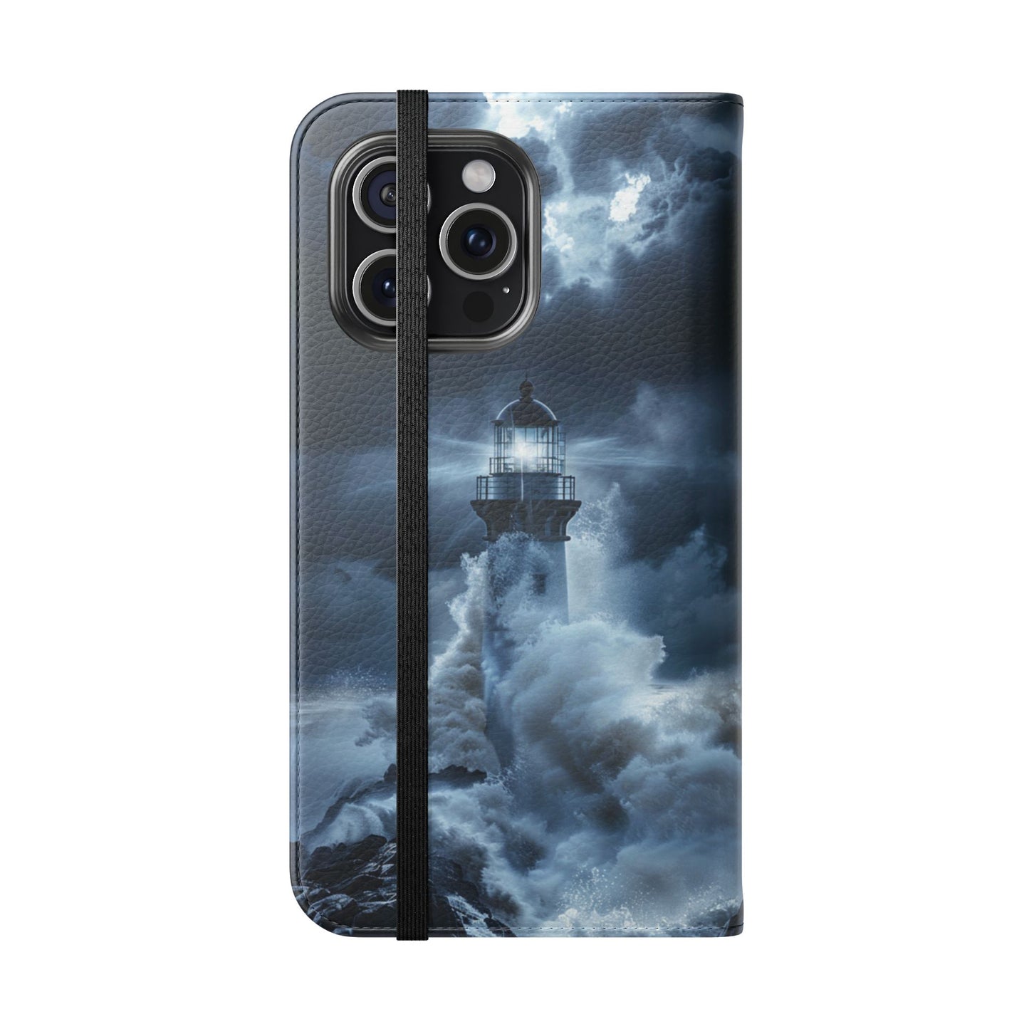 Stormbound Lighthouse - Wallet Flip Case
