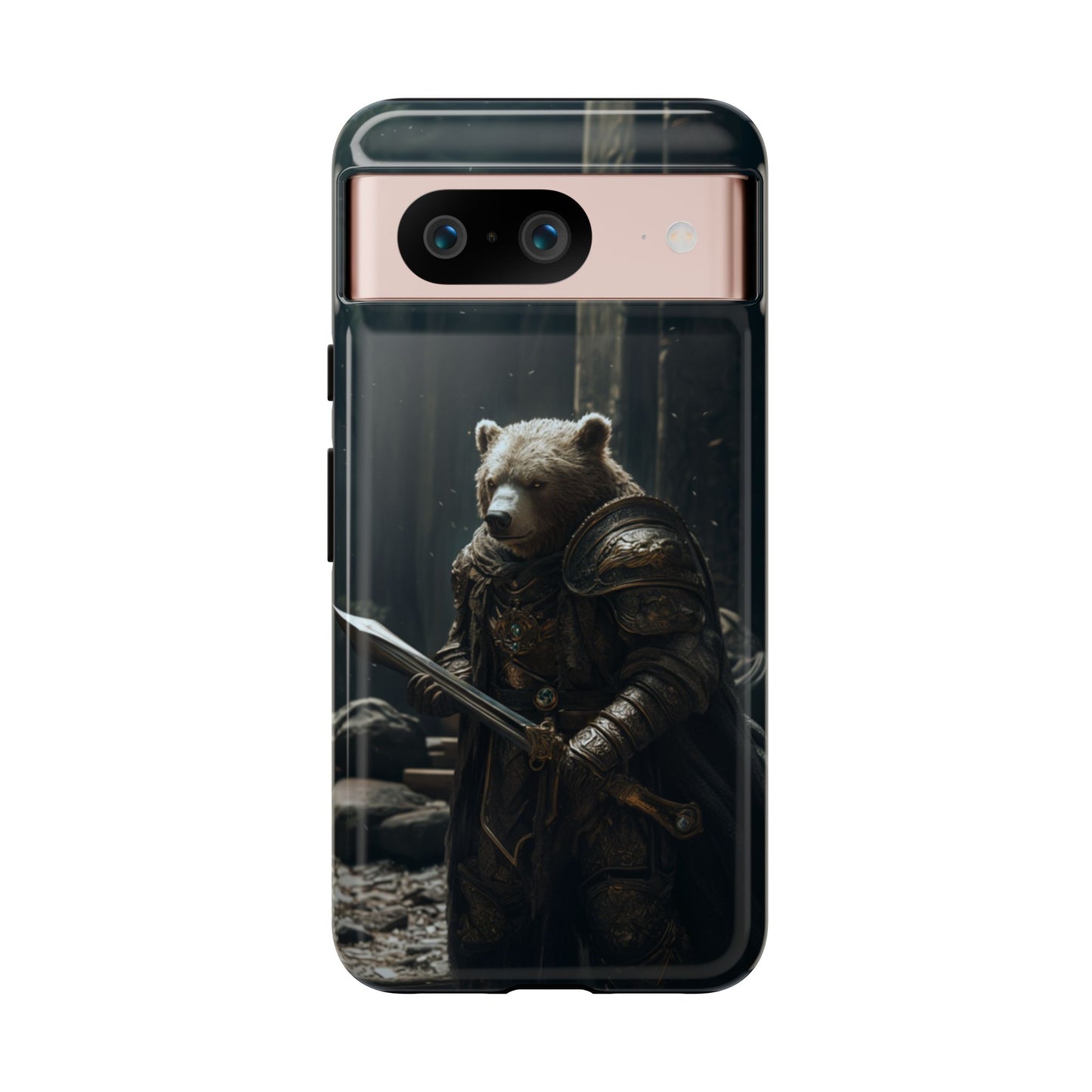Medieval Bear Warrior Knight - Tough Google Pixel Case
