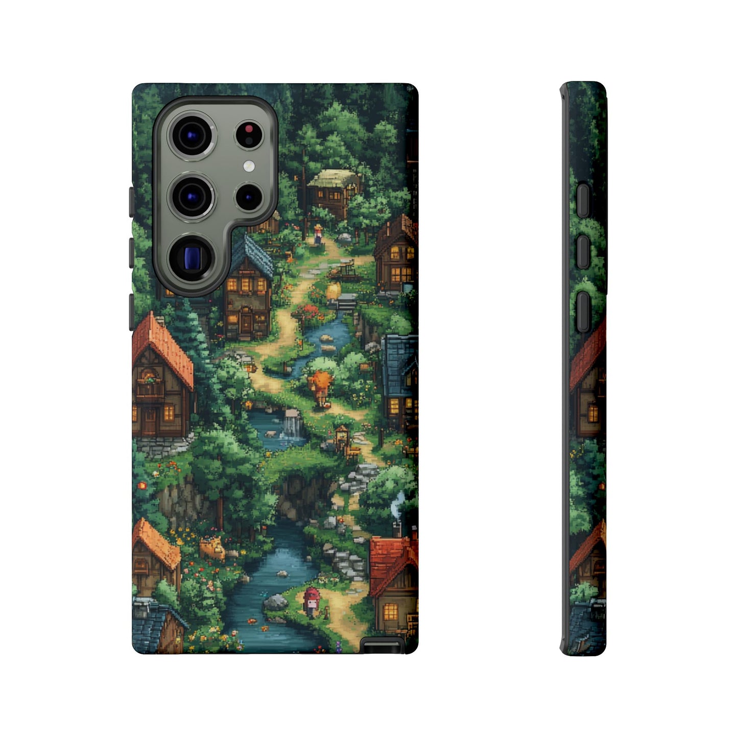 Pixel Forest Hamlet - Tough Samsung Galaxy Case