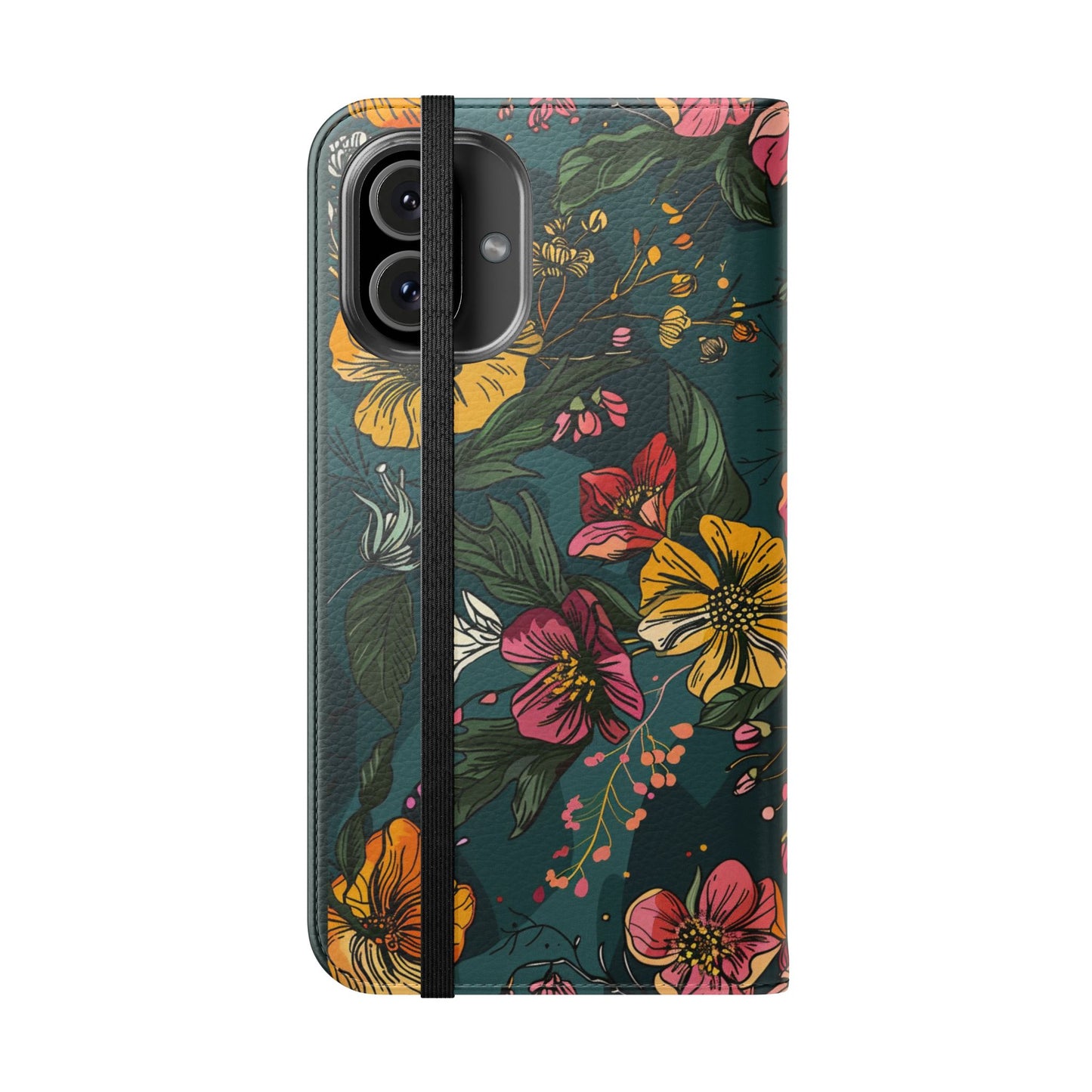 Vintage Floral Bloom - Wallet Flip Case