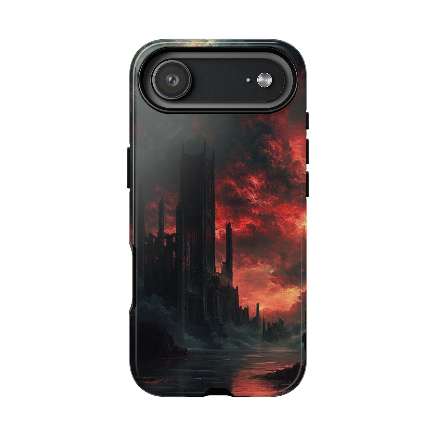 Crimson Dread Citadel – Tough iPhone Case