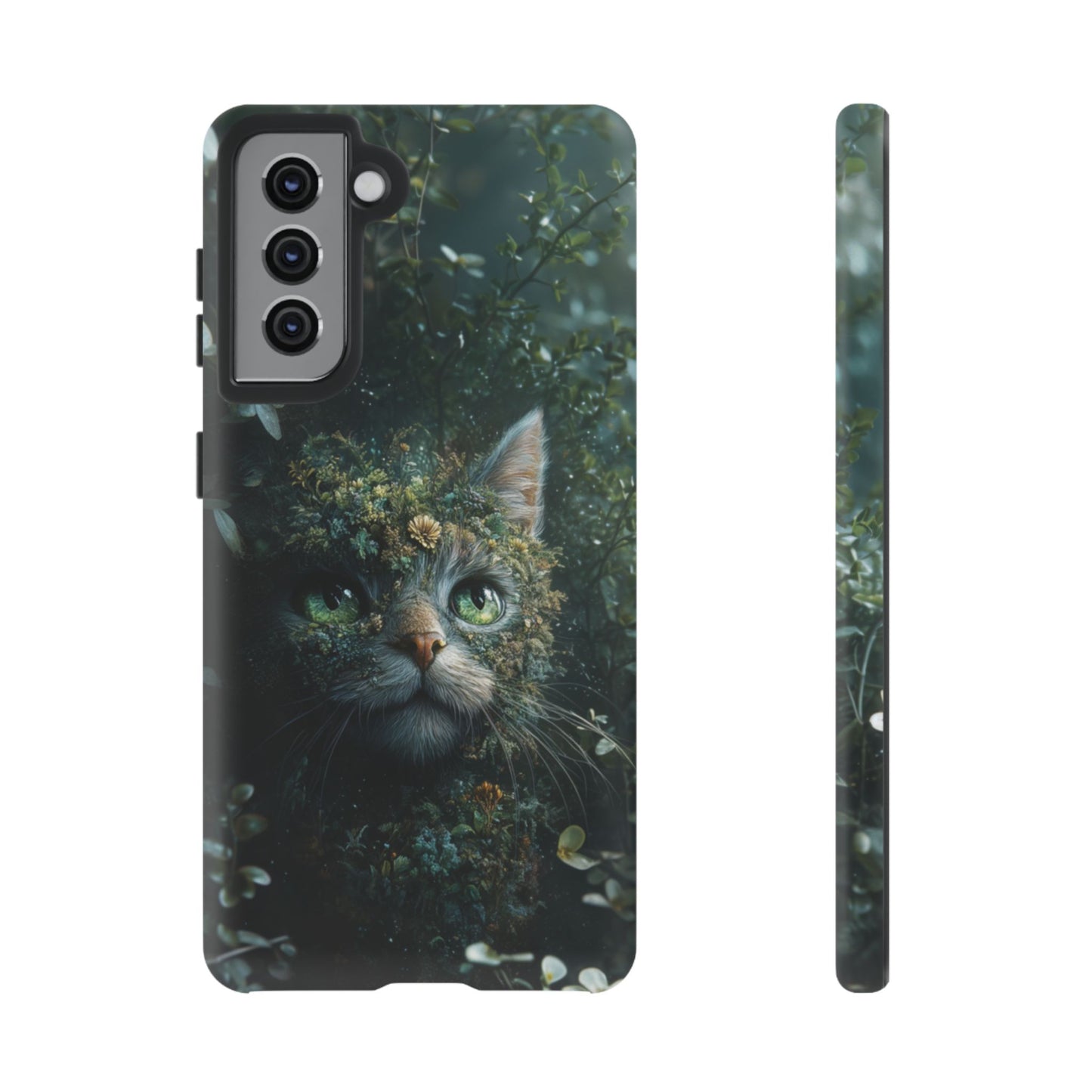 Forest Fantasy Cat Phone Case – iPhone, Google Pixel, Samsung Galaxy