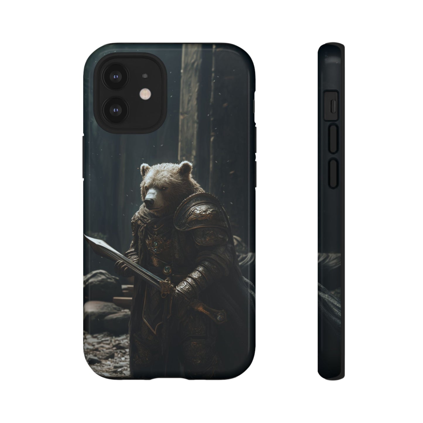 Medieval Bear Warrior Knight - Tough iPhone Case